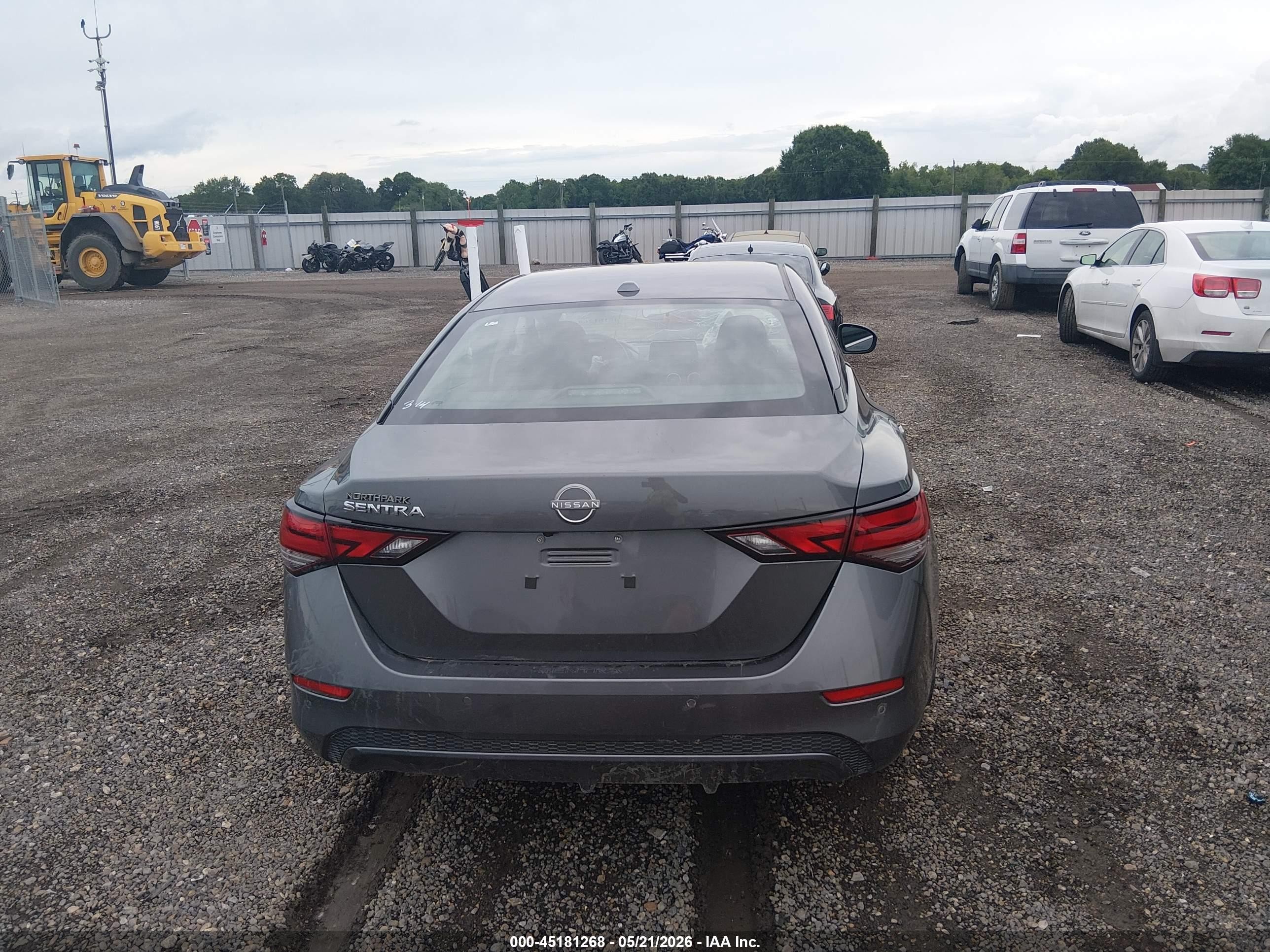 2025 Nissan Sentra Sv Gray vin: 3N1AB8CV6SY397617