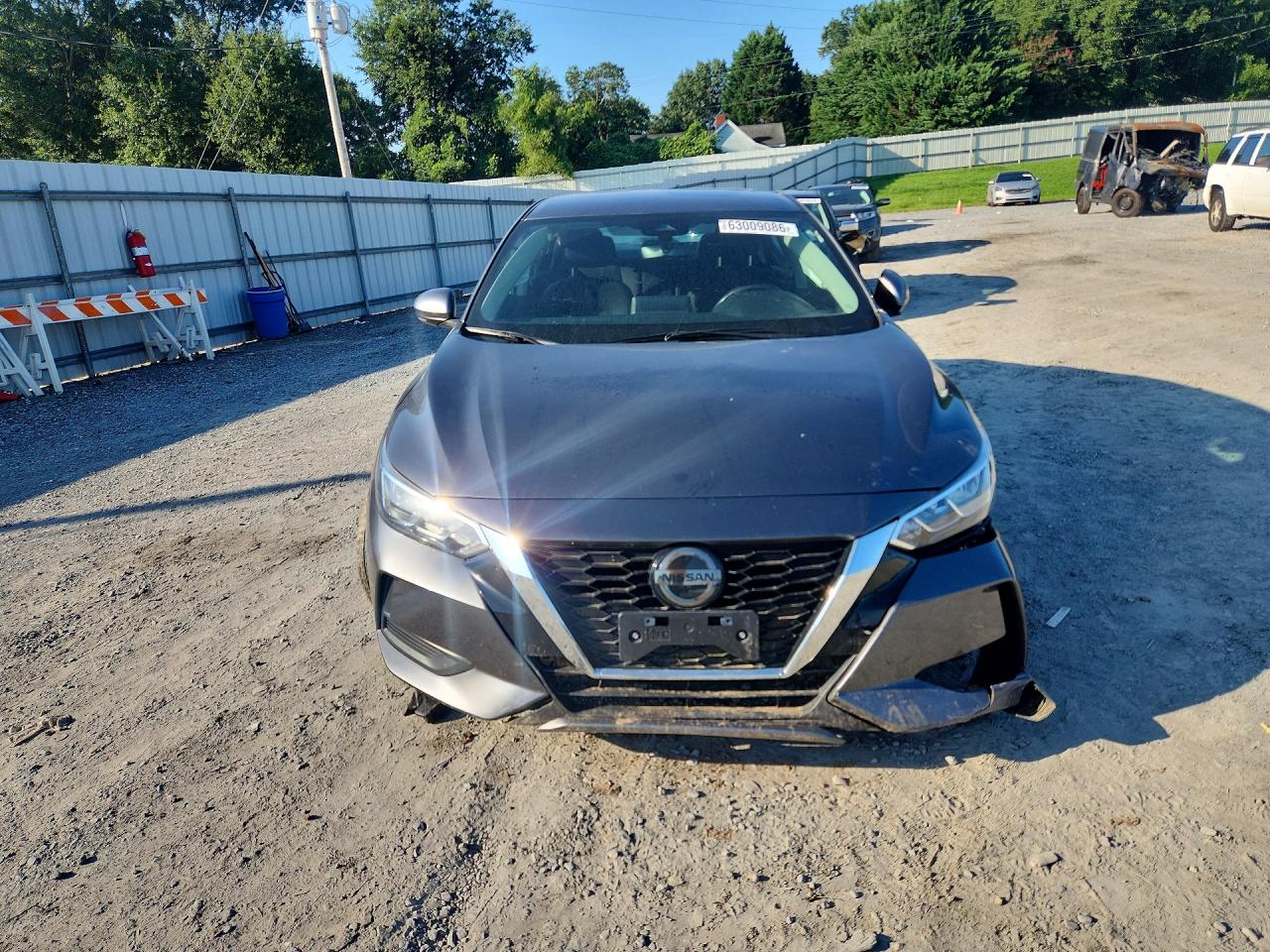 2020 Nissan Sentra Sv Gray vin: 3N1AB8CV7LY285510