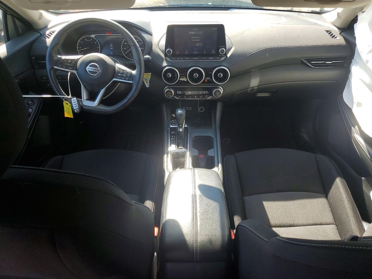 2020 Nissan Sentra Sv Серый vin: 3N1AB8CV7LY308350
