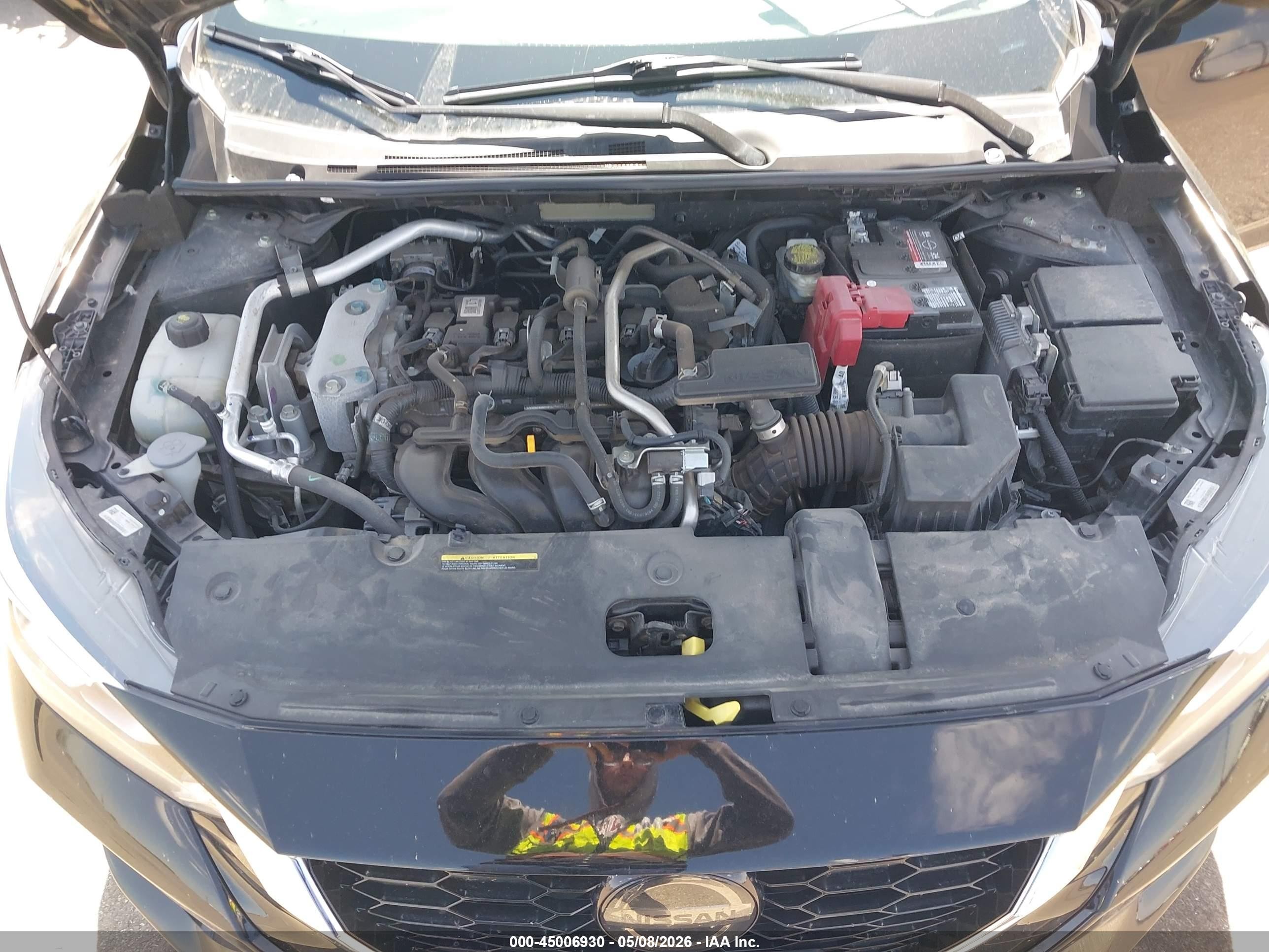 2021 Nissan Sentra Sv Xtronic Cvt Black vin: 3N1AB8CV7MY202949