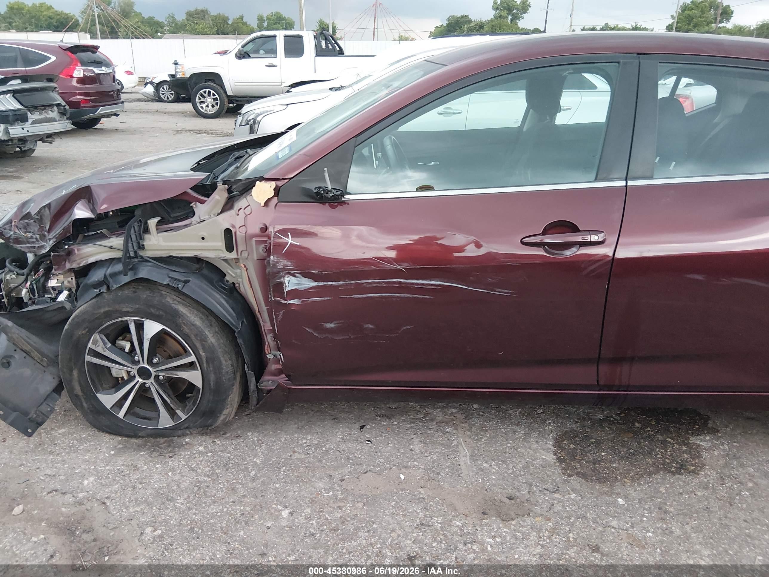 2021 Nissan Sentra Sv Xtronic Cvt Brown vin: 3N1AB8CV7MY309211