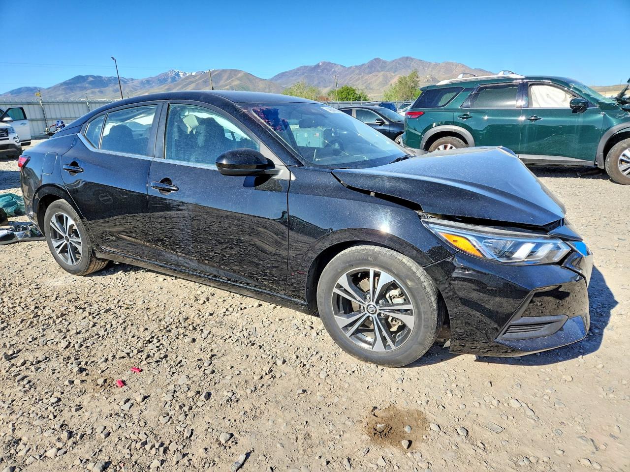 2022 Nissan Sentra Sv Black vin: 3N1AB8CV7NY298311