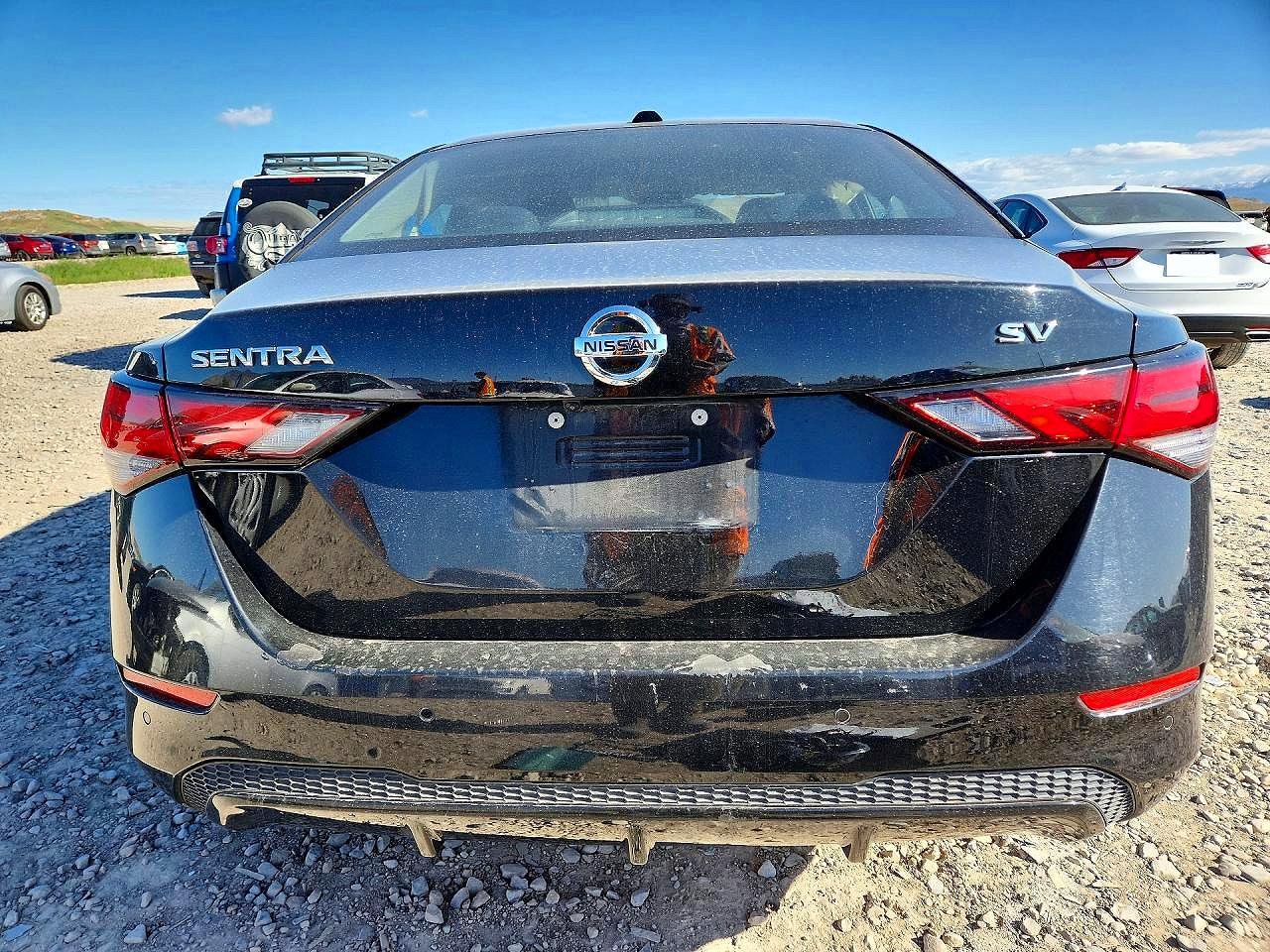 2022 Nissan Sentra Sv Black vin: 3N1AB8CV7NY298311