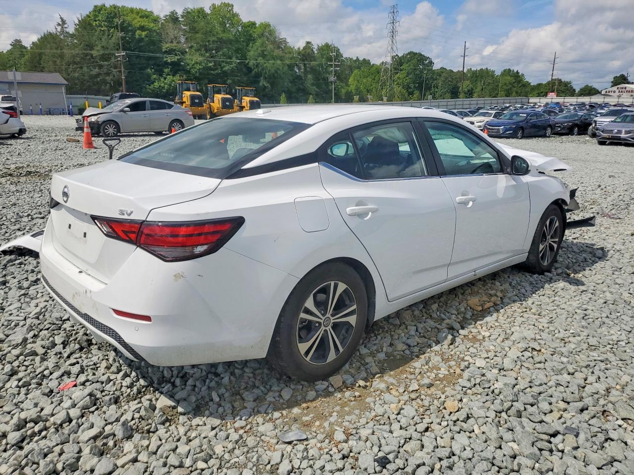 2023 Nissan Sentra Sv White vin: 3N1AB8CV7PY222588