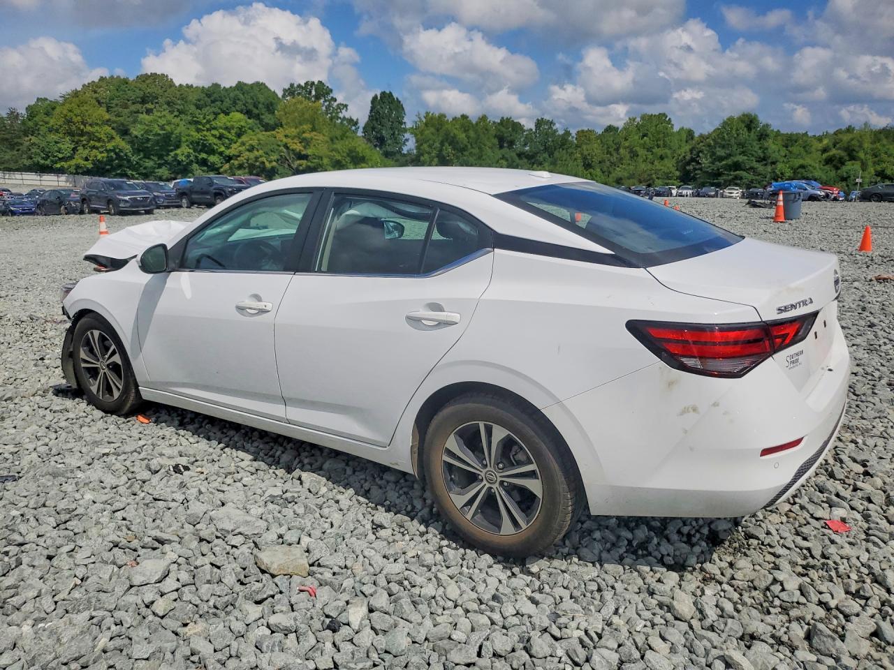 2023 Nissan Sentra Sv White vin: 3N1AB8CV7PY222588