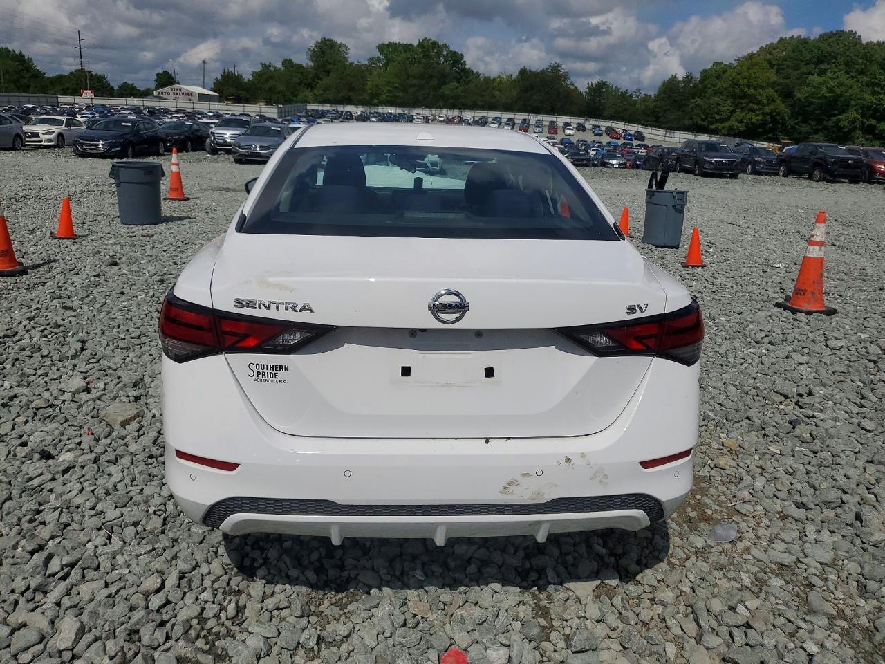 2023 Nissan Sentra Sv White vin: 3N1AB8CV7PY222588