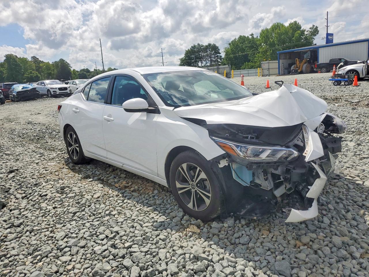 2023 Nissan Sentra Sv White vin: 3N1AB8CV7PY222588