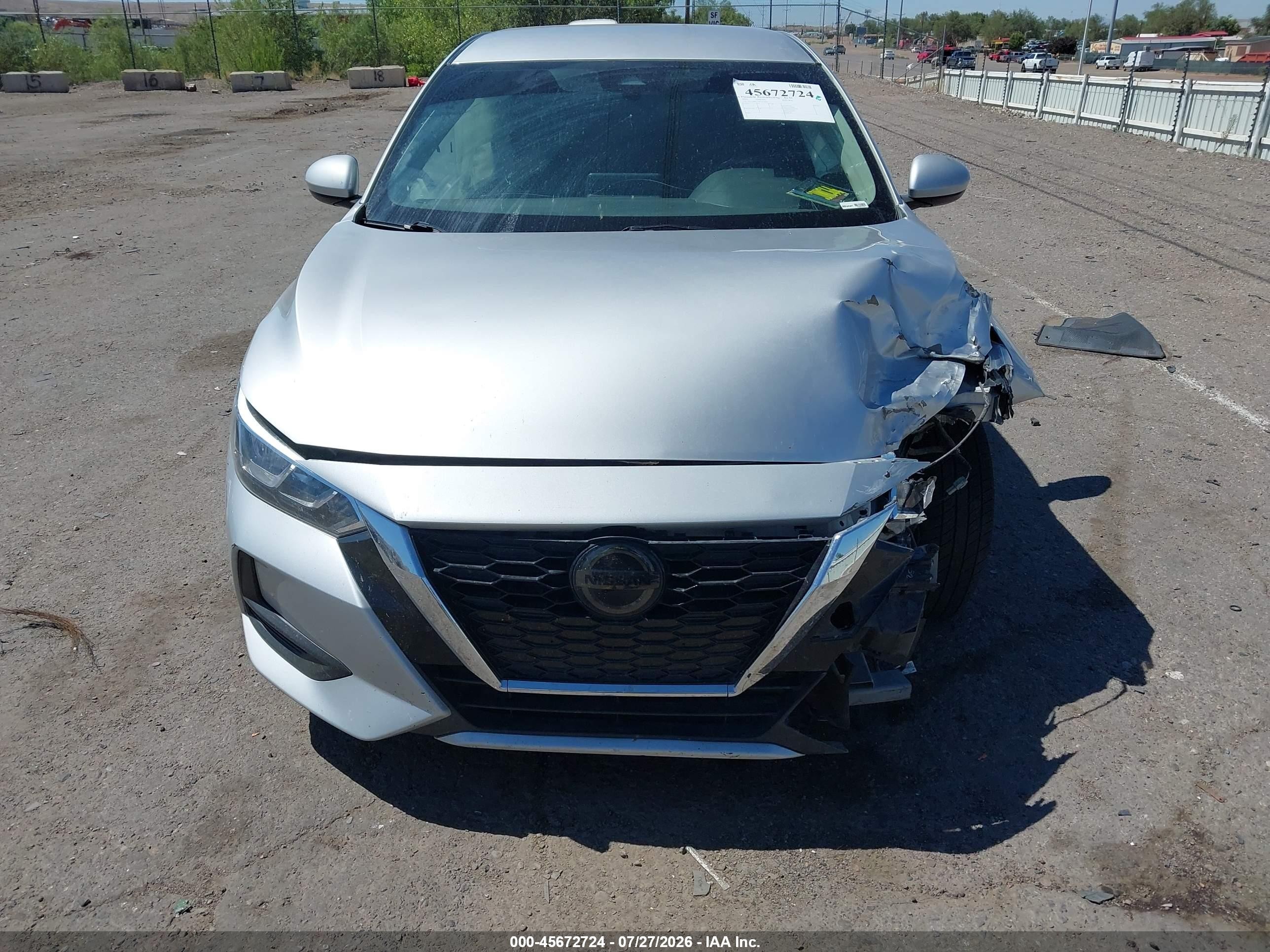 2023 Nissan Sentra Sv Xtronic Cvt Белый vin: 3N1AB8CV7PY230724