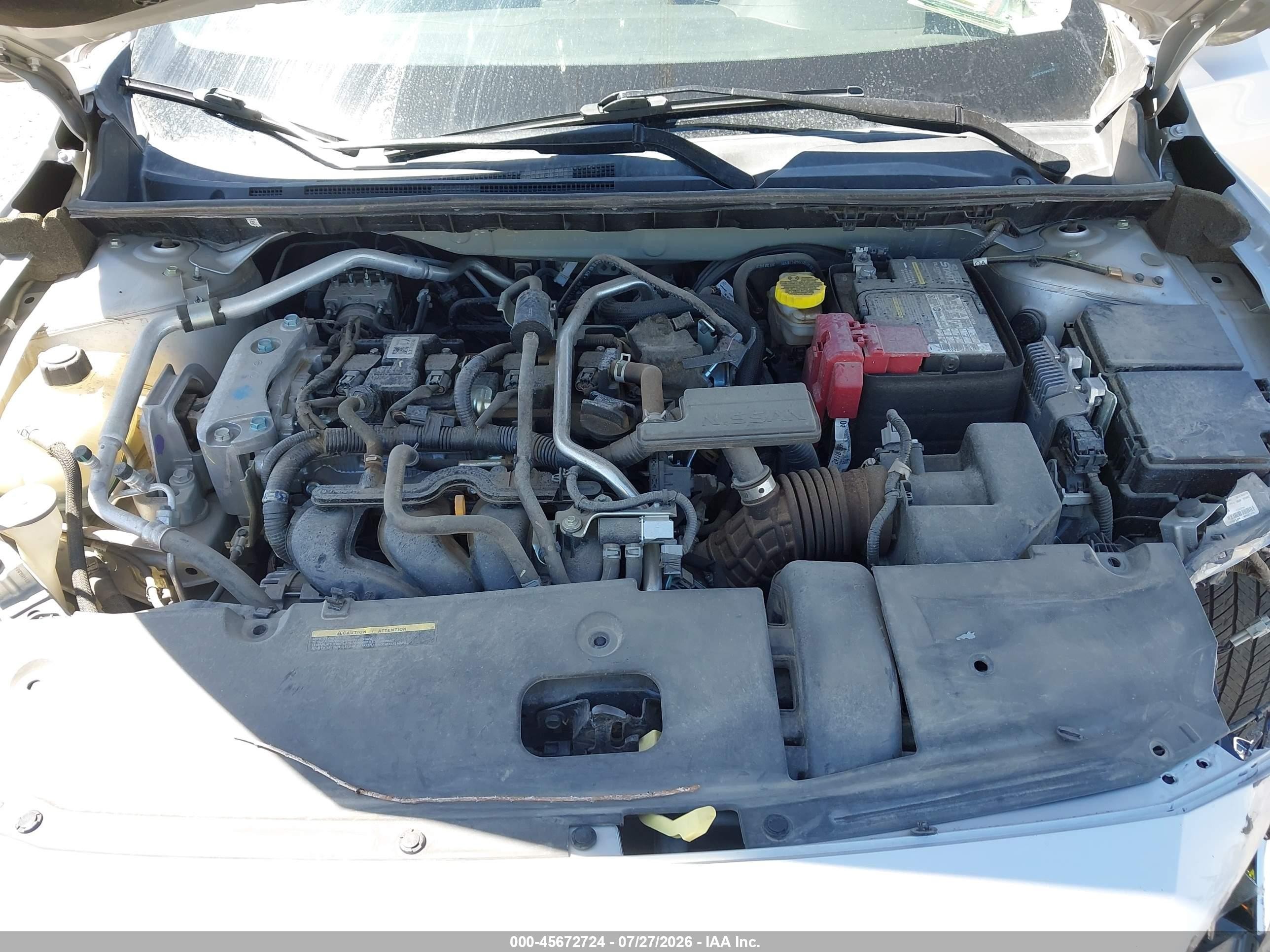 2023 Nissan Sentra Sv Xtronic Cvt Белый vin: 3N1AB8CV7PY230724