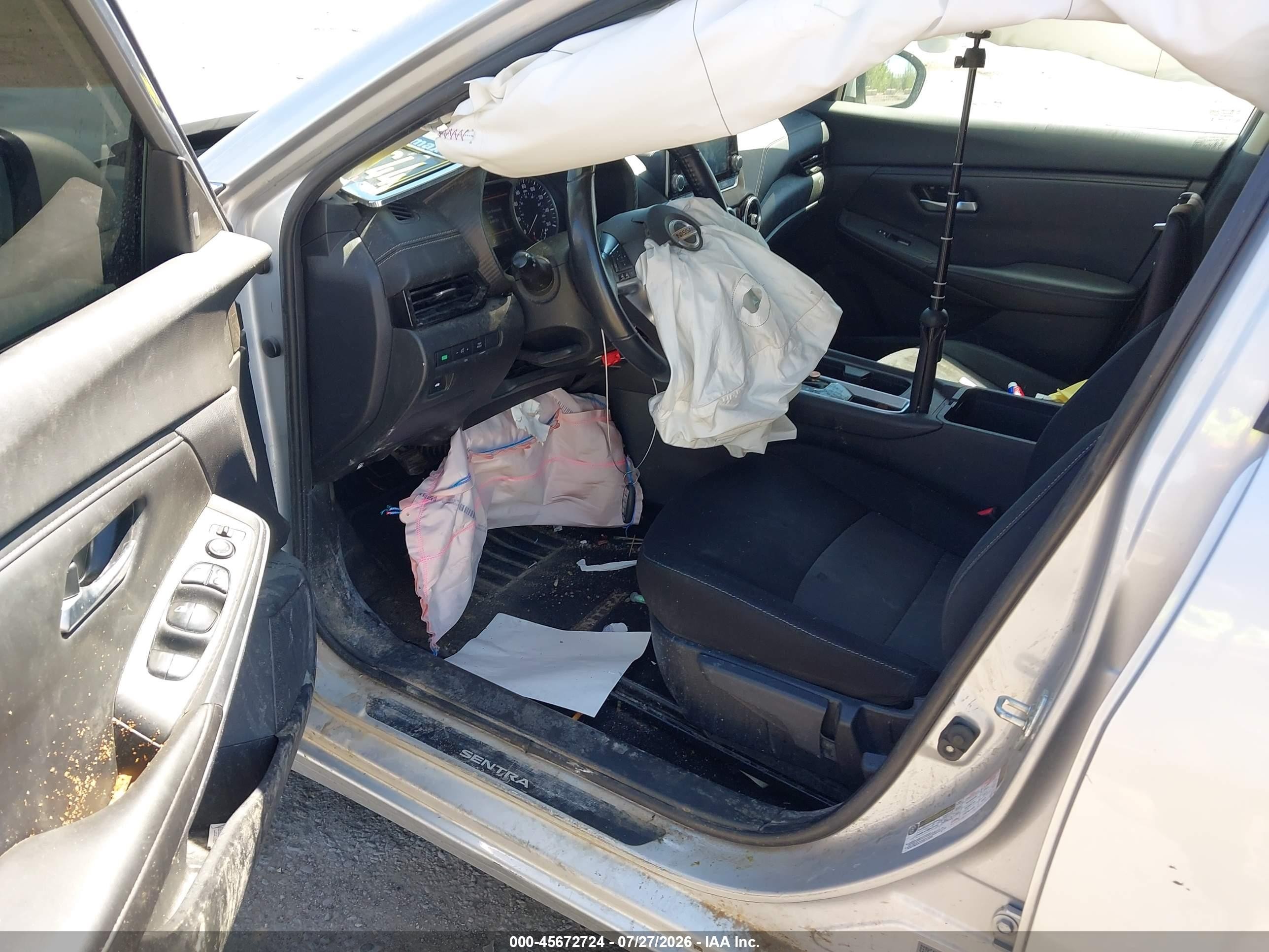 2023 Nissan Sentra Sv Xtronic Cvt Белый vin: 3N1AB8CV7PY230724