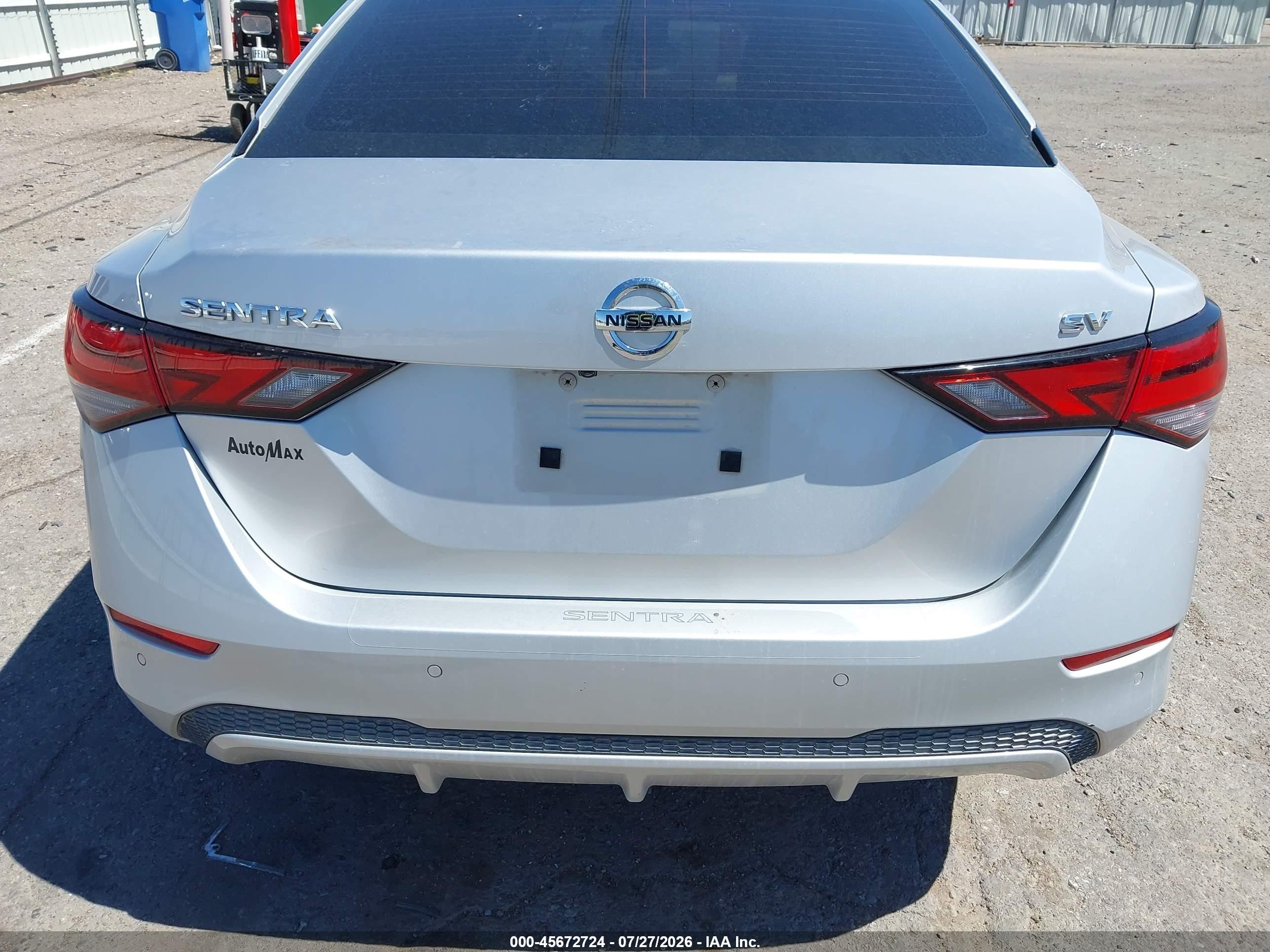 2023 Nissan Sentra Sv Xtronic Cvt Белый vin: 3N1AB8CV7PY230724