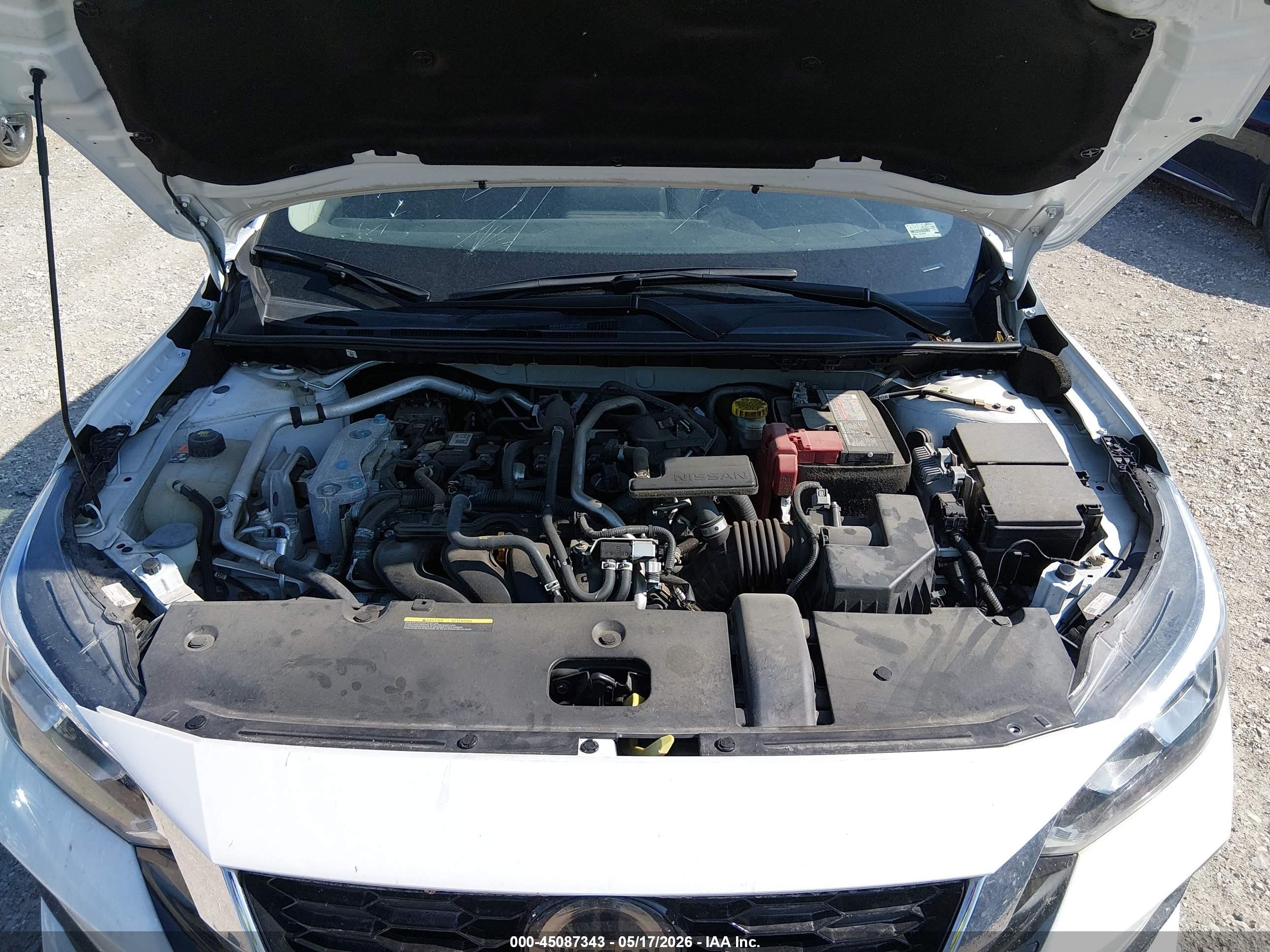 2023 Nissan Sentra Sv Xtronic Cvt Белый vin: 3N1AB8CV7PY240802