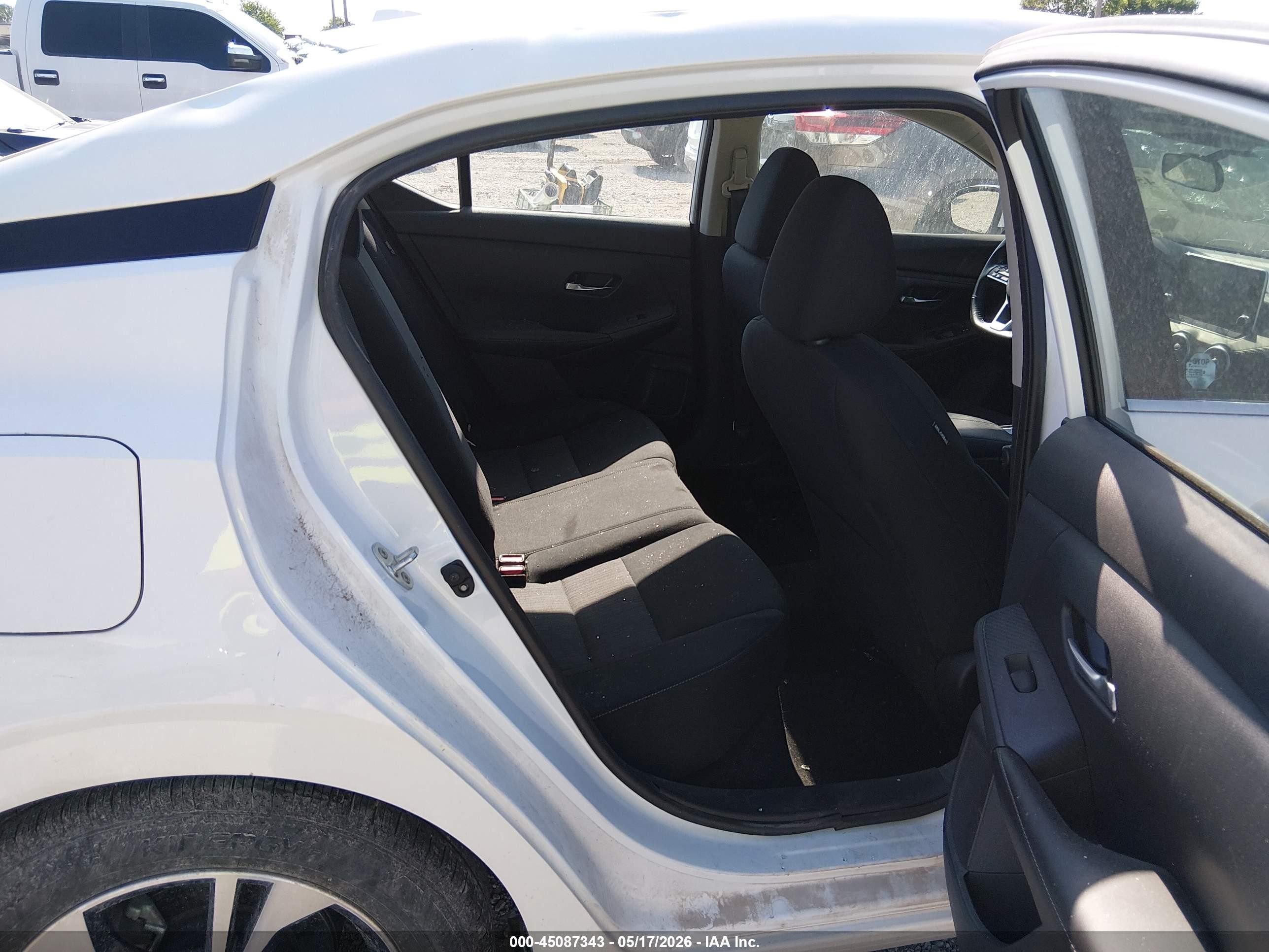 2023 Nissan Sentra Sv Xtronic Cvt Белый vin: 3N1AB8CV7PY240802