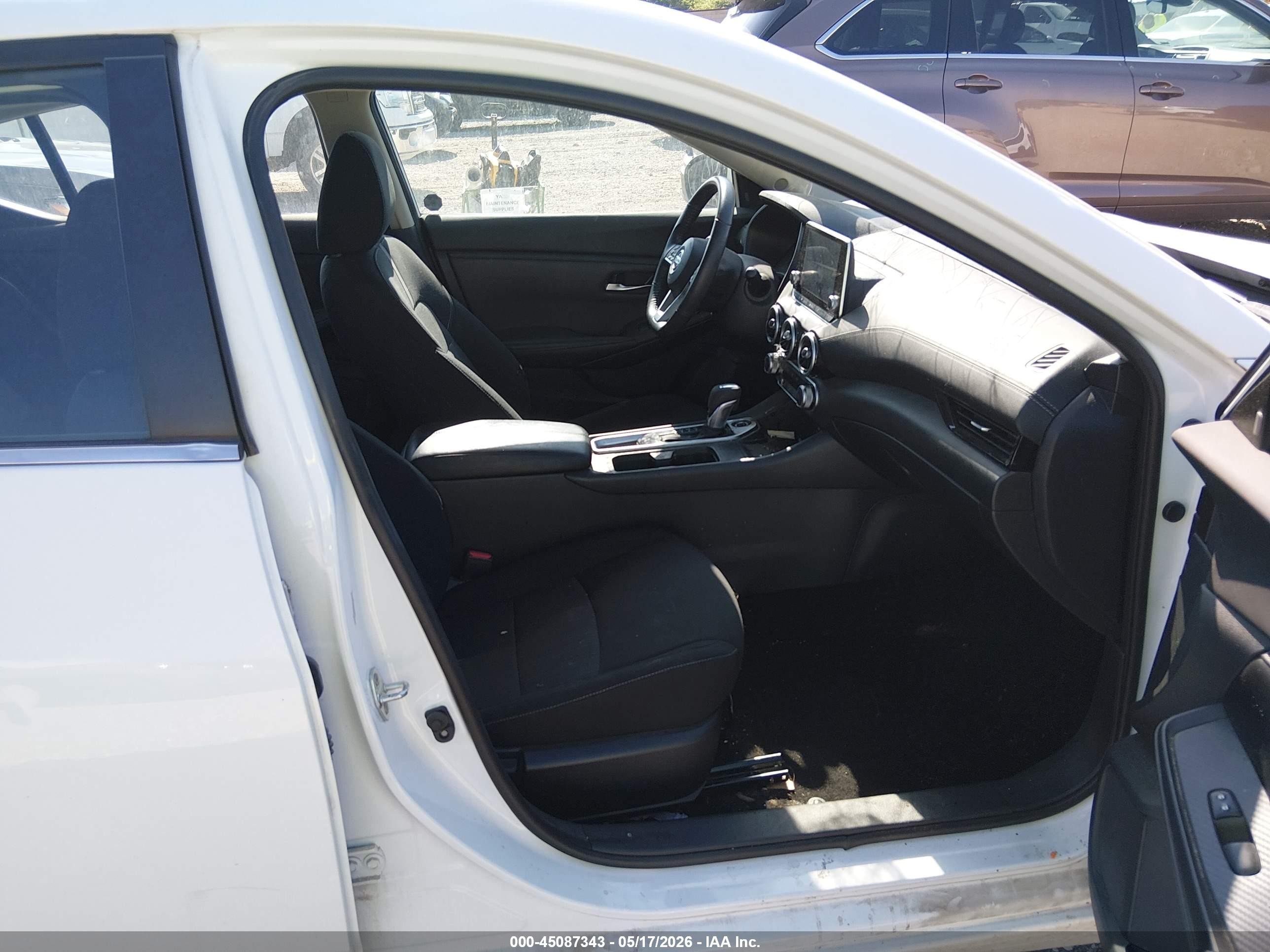 2023 Nissan Sentra Sv Xtronic Cvt Белый vin: 3N1AB8CV7PY240802