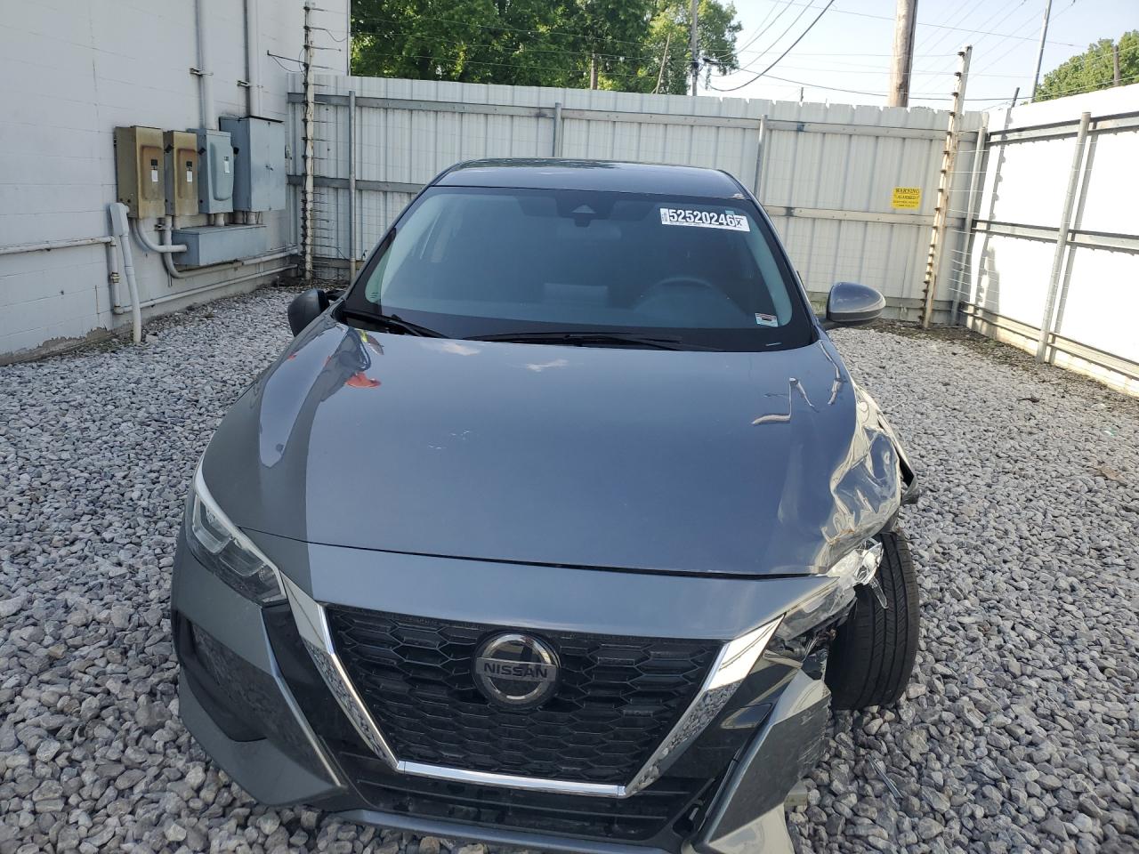 2023 Nissan Sentra Sv Gray vin: 3N1AB8CV7PY283715 Damage: Front Valance, Broken, Replacement Required