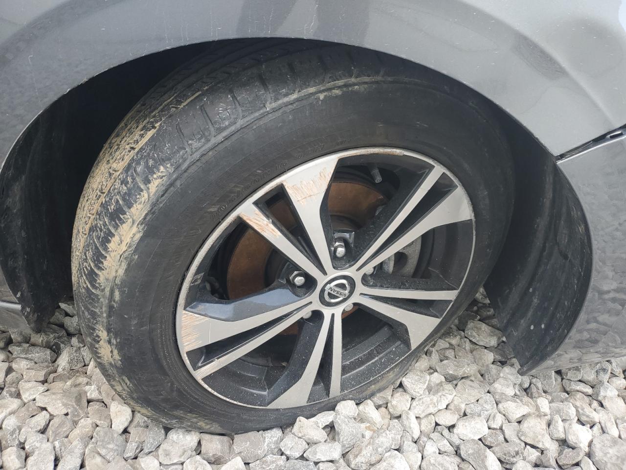 2023 Nissan Sentra Sv Gray vin: 3N1AB8CV7PY283715 Damage: Left Front Wheel, Curb Rash, > 12 Inches