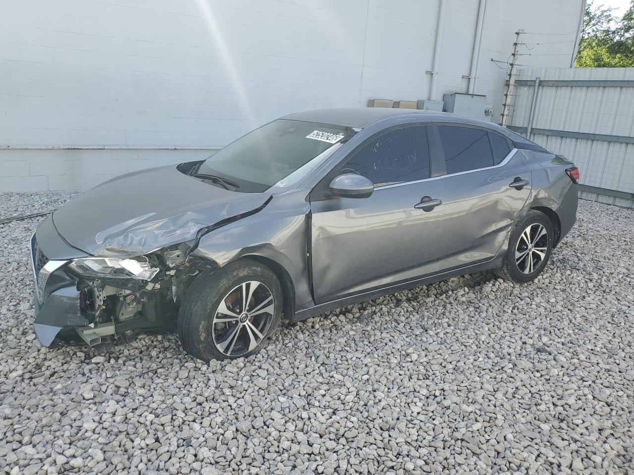 2023 Nissan Sentra Sv Gray vin: 3N1AB8CV7PY283715 Damage: Front Bumper/Cover, Broken, Replacement Required