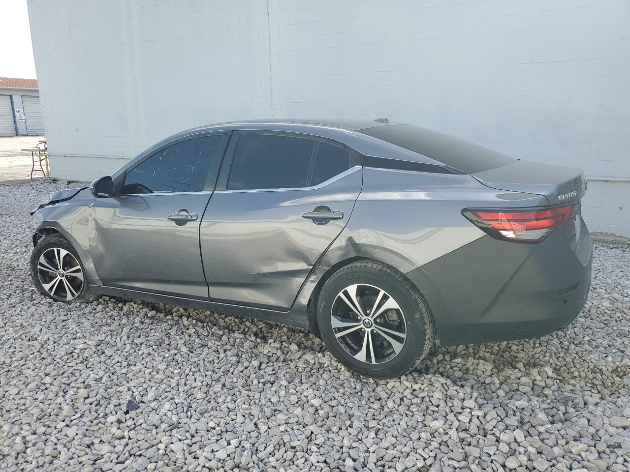 2023 Nissan Sentra Sv Gray vin: 3N1AB8CV7PY283715 Damage: Left C Pillar, Kinked, 1 To 2 Inches