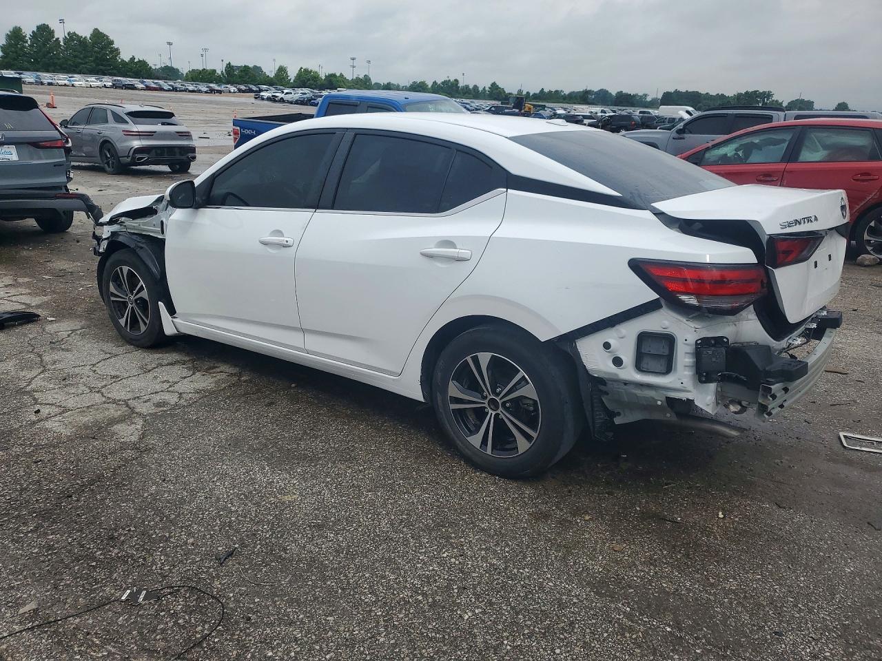 2023 Nissan Sentra Sv White vin: 3N1AB8CV7PY324912