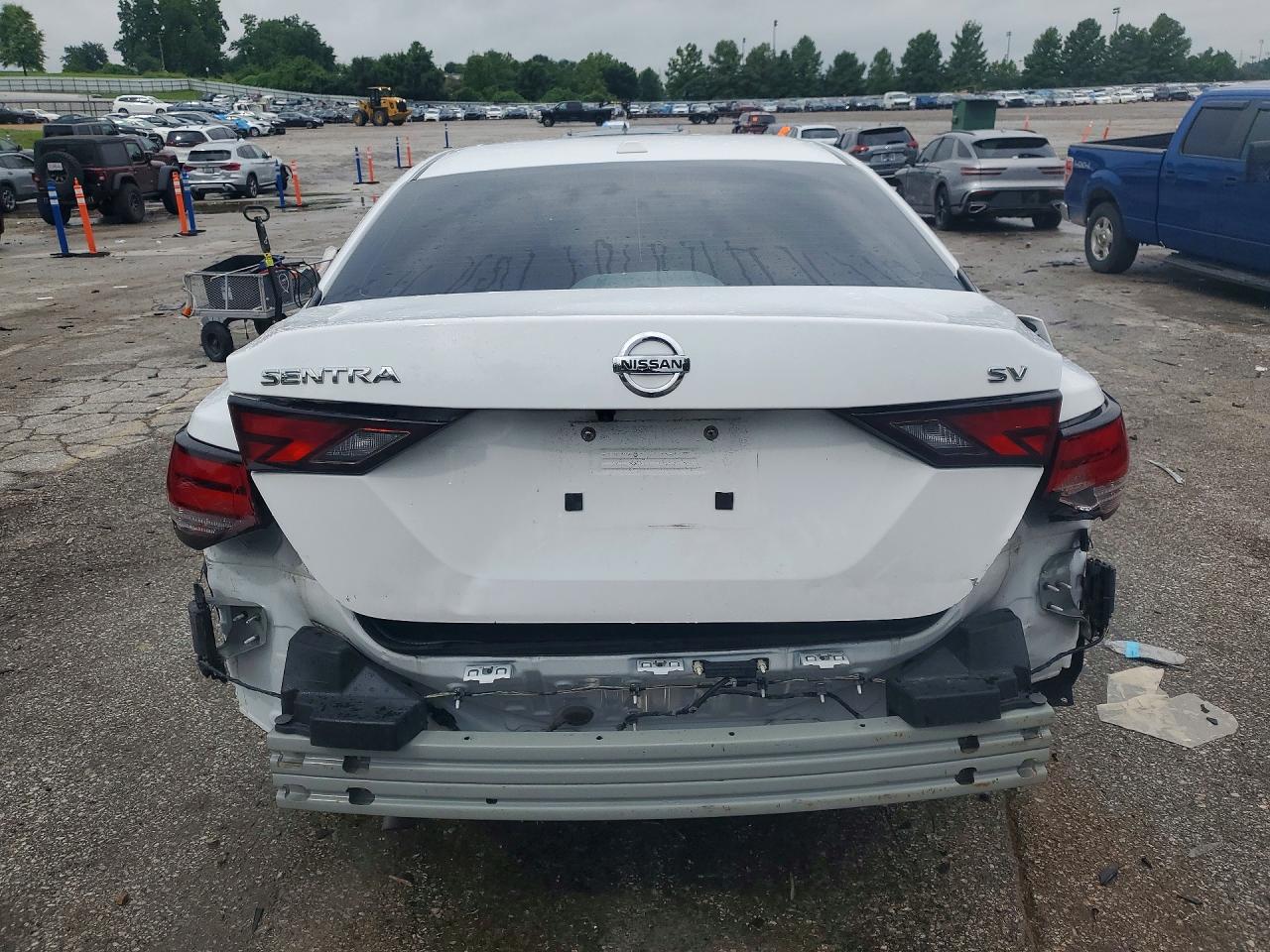 2023 Nissan Sentra Sv White vin: 3N1AB8CV7PY324912