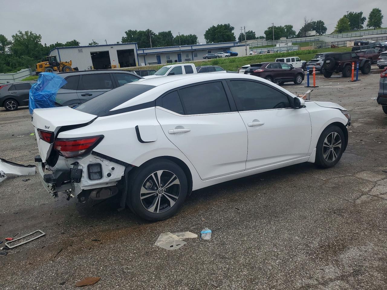 2023 Nissan Sentra Sv White vin: 3N1AB8CV7PY324912