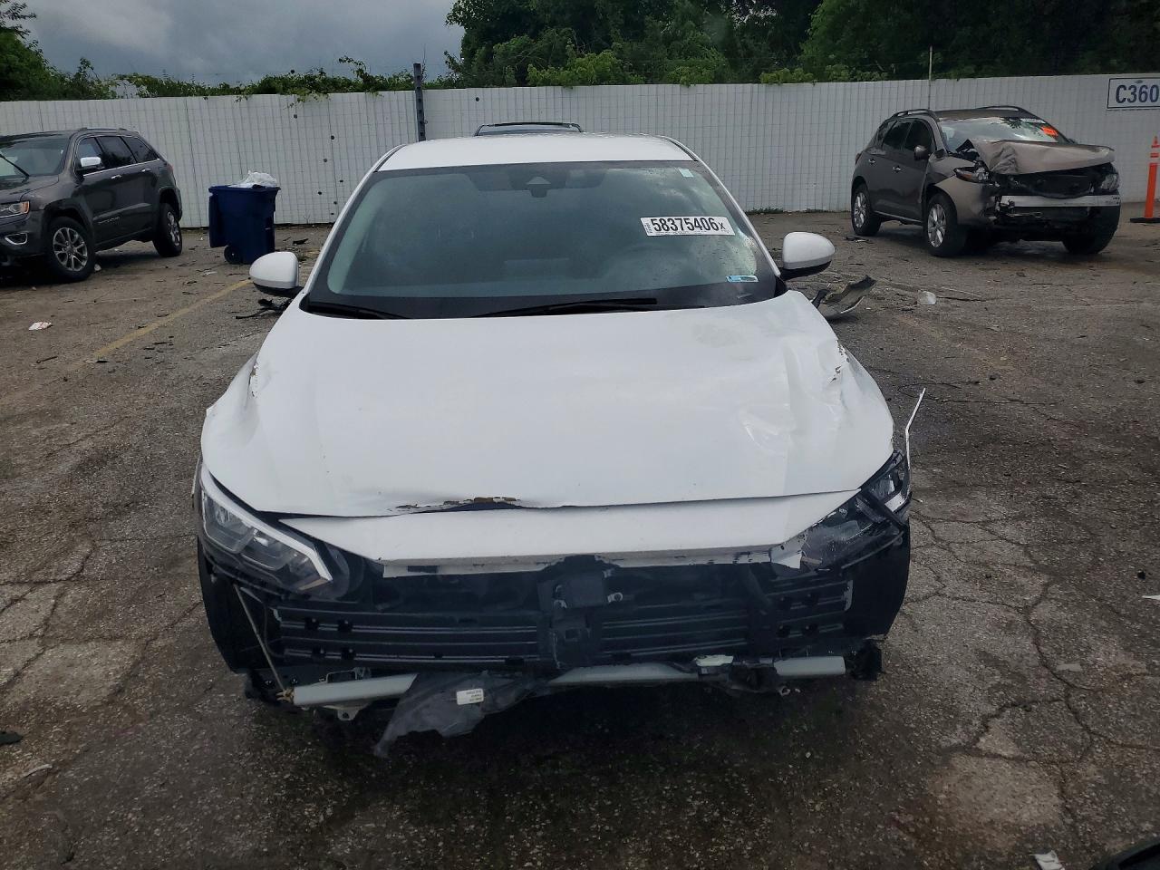 2023 Nissan Sentra Sv White vin: 3N1AB8CV7PY324912