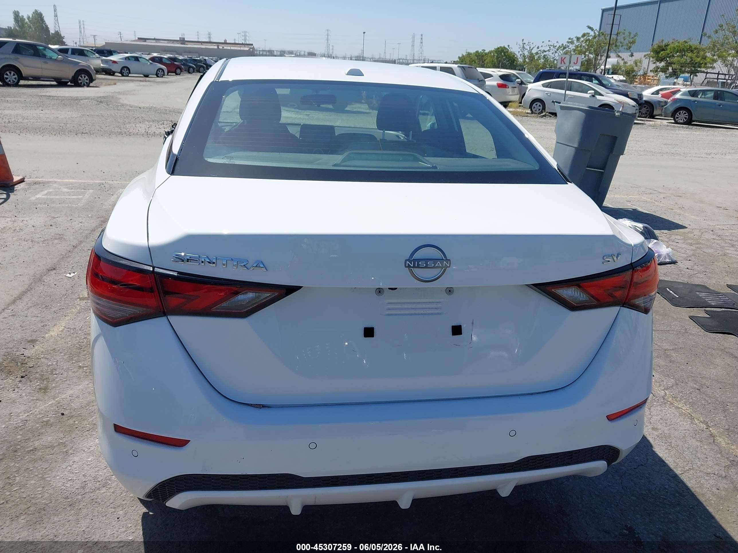 2024 Nissan Sentra Sv Xtronic Cvt White vin: 3N1AB8CV7RY231181