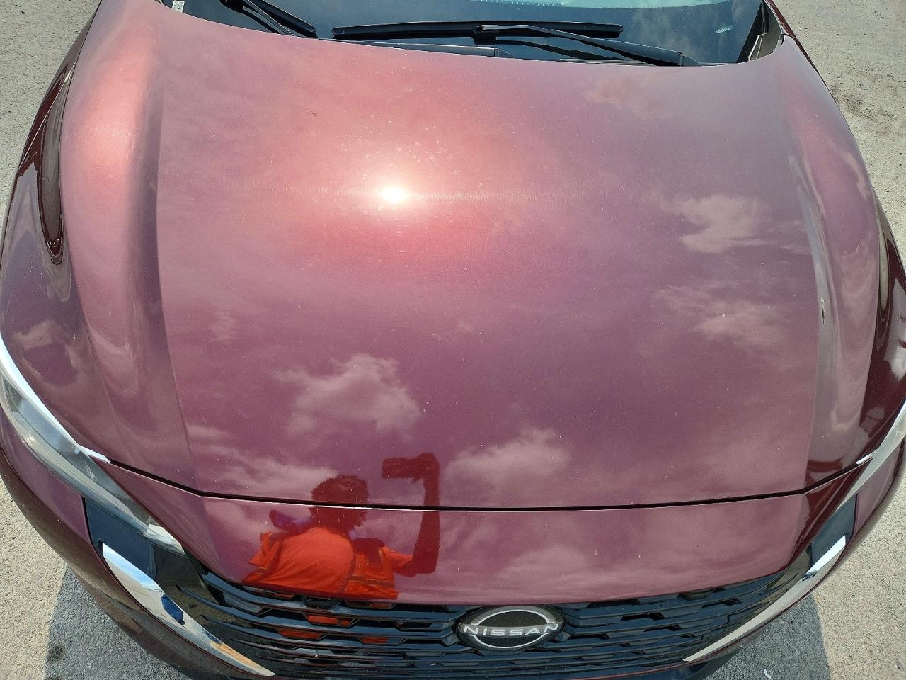 2024 Nissan Sentra Sv Maroon vin: 3N1AB8CV7RY341485