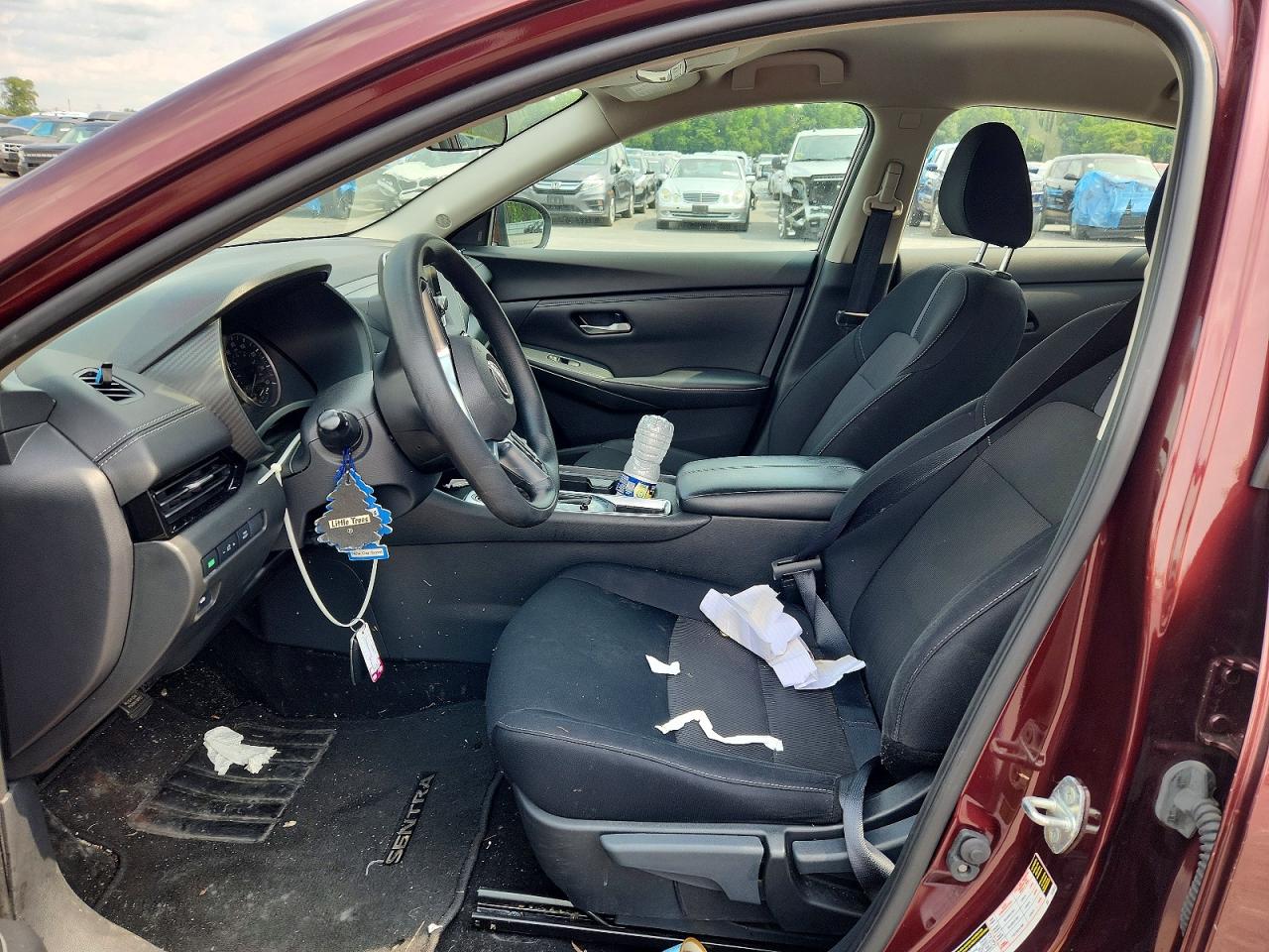 2024 Nissan Sentra Sv Maroon vin: 3N1AB8CV7RY341485