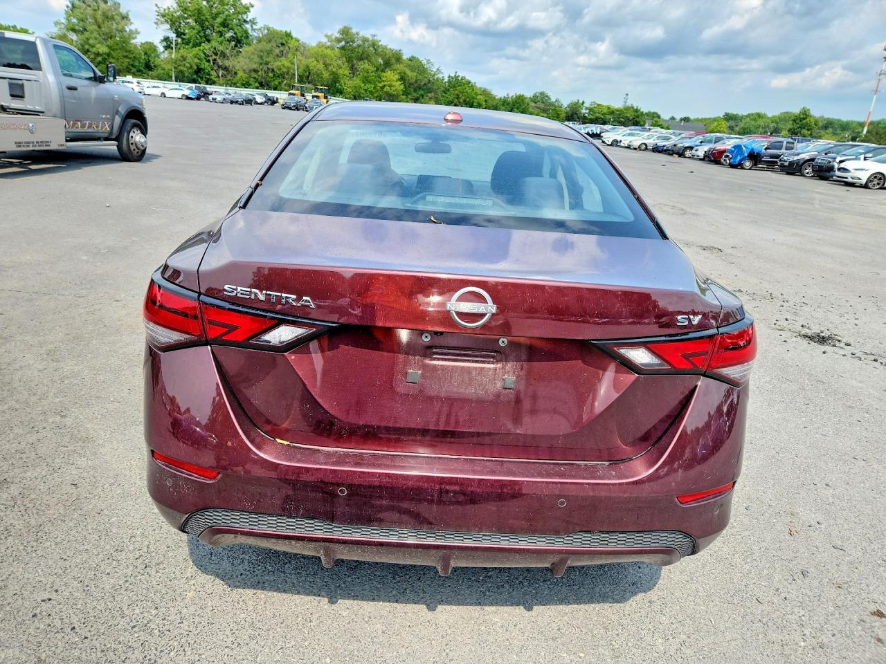 2024 Nissan Sentra Sv Maroon vin: 3N1AB8CV7RY341485