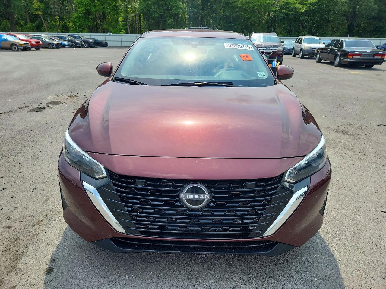 2024 Nissan Sentra Sv Maroon vin: 3N1AB8CV7RY341485