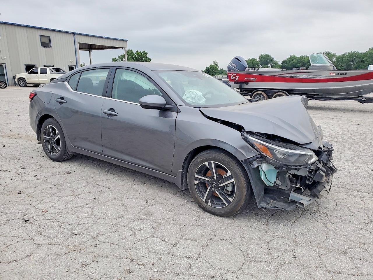 2025 Nissan Sentra Sv Gray vin: 3N1AB8CV7SY245457