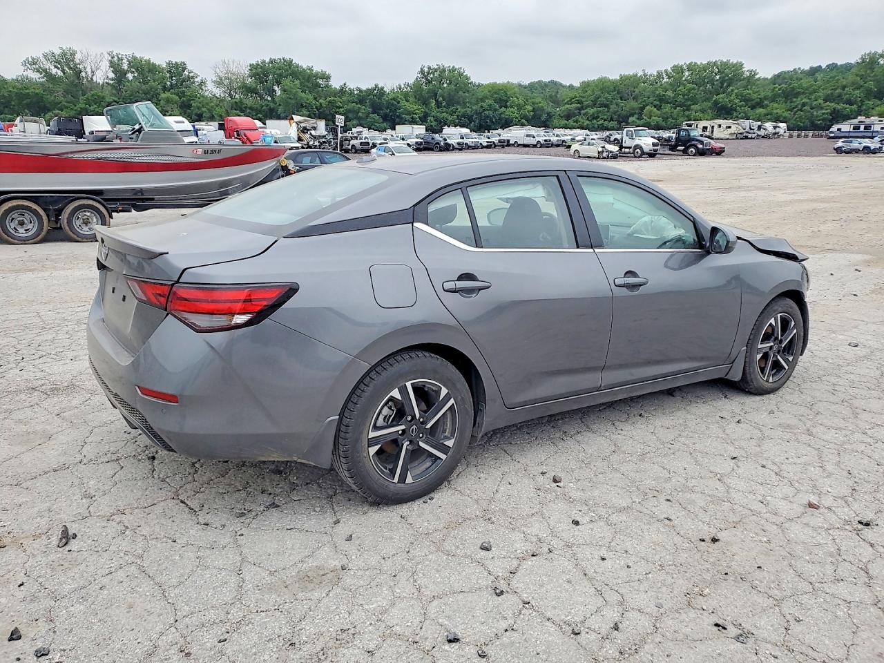 2025 Nissan Sentra Sv Gray vin: 3N1AB8CV7SY245457