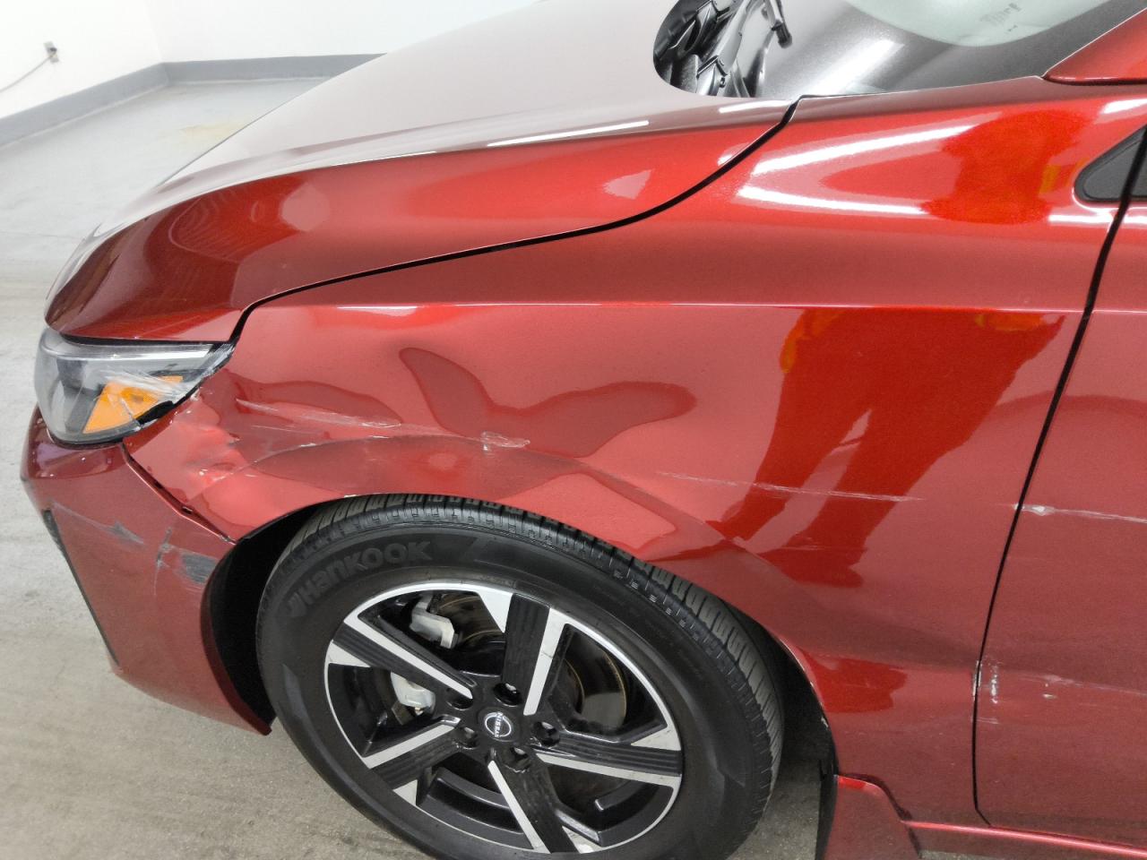 2025 Nissan Sentra Sv Brown vin: 3N1AB8CV7SY245779 Damage: Left Front Fender, Dent(S) W/ Paint Dmg, > 12 Inches