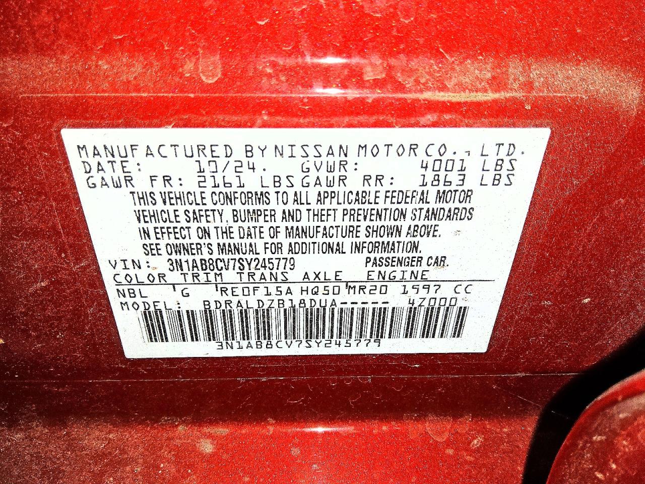 2025 Nissan Sentra Sv Brown vin: 3N1AB8CV7SY245779