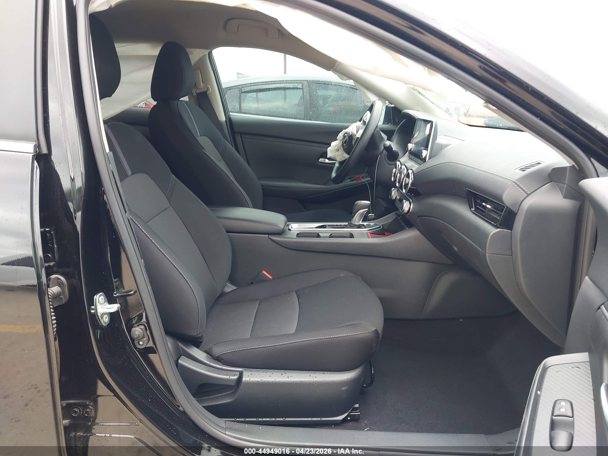 2025 Nissan Sentra Sv Черный vin: 3N1AB8CV7SY264252