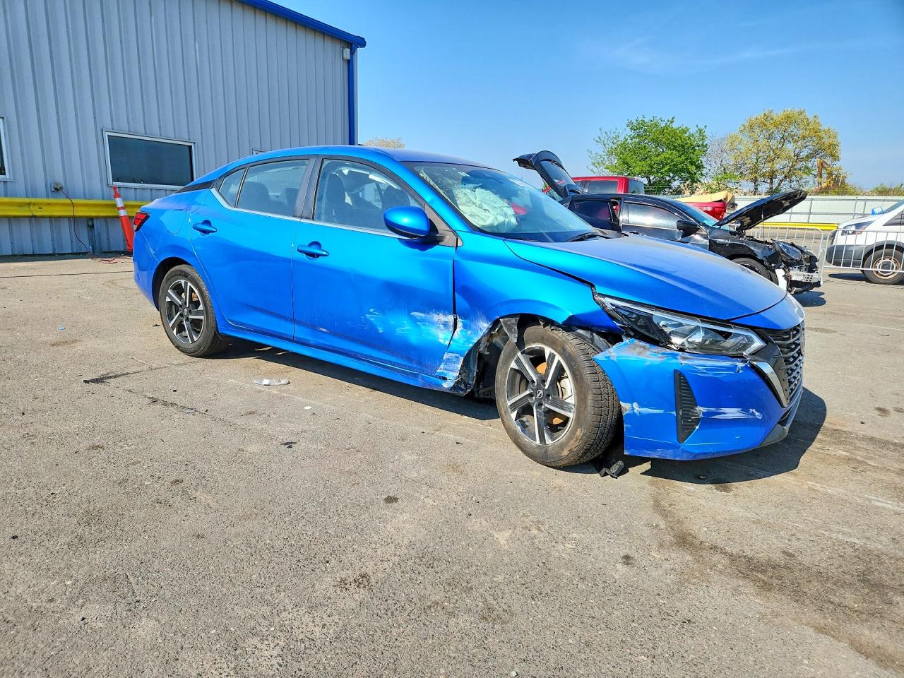 2025 Nissan Sentra Sv Blue vin: 3N1AB8CV7SY294030
