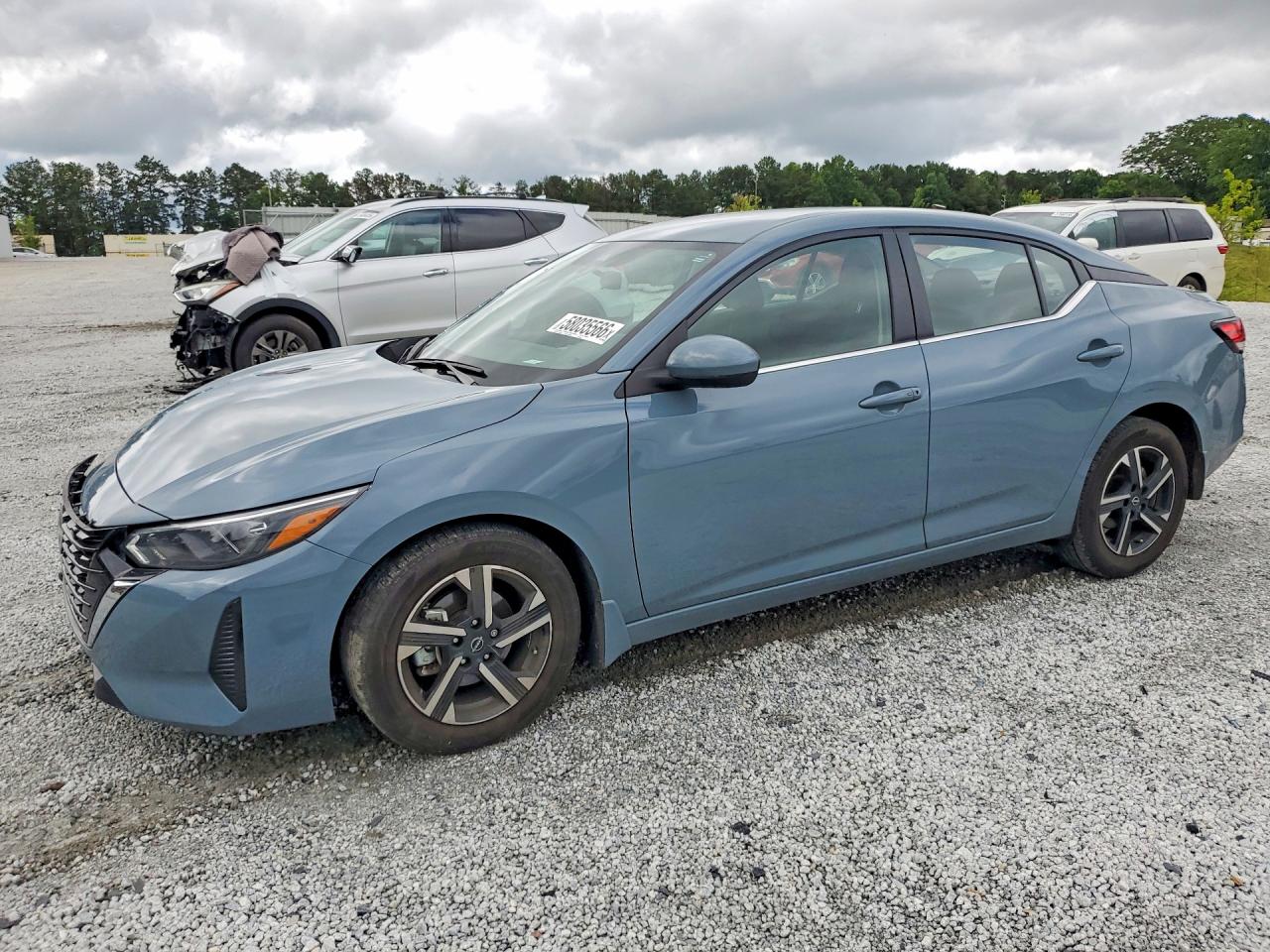 2025 Nissan Sentra Sv Blue vin: 3N1AB8CV7SY342321