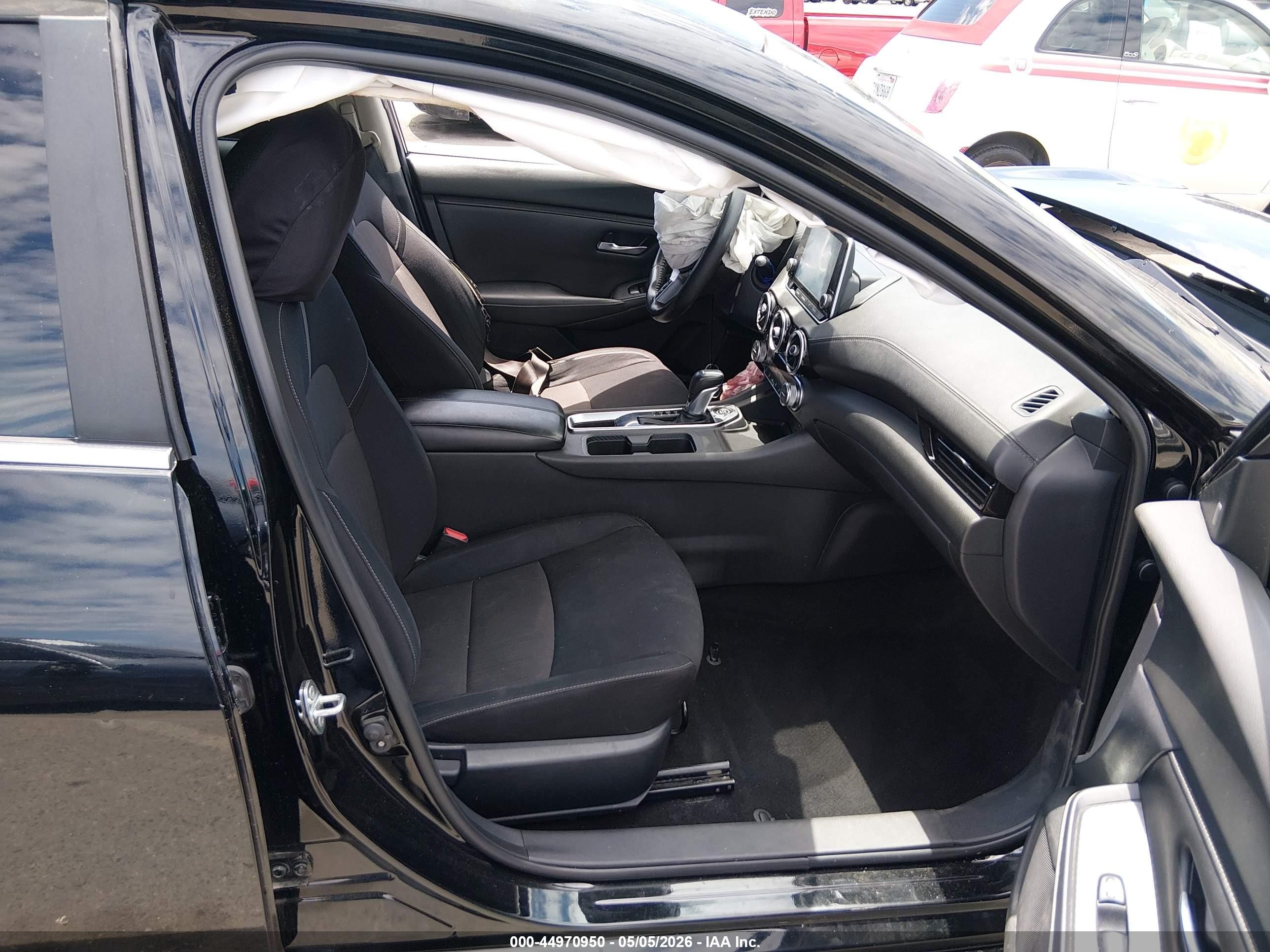 2020 Nissan Sentra Sv Xtronic Cvt Black vin: 3N1AB8CV8LY219211
