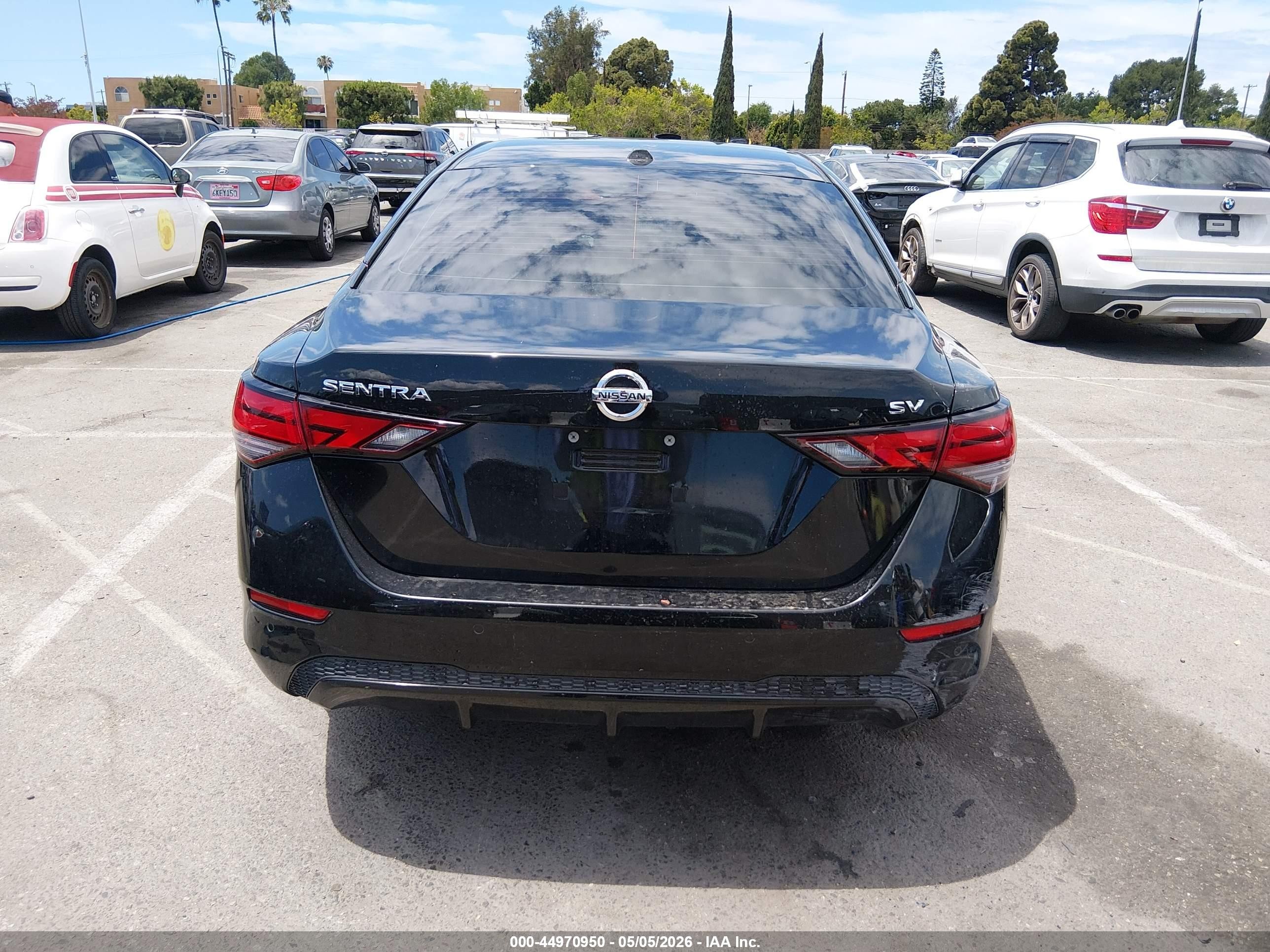 2020 Nissan Sentra Sv Xtronic Cvt Black vin: 3N1AB8CV8LY219211