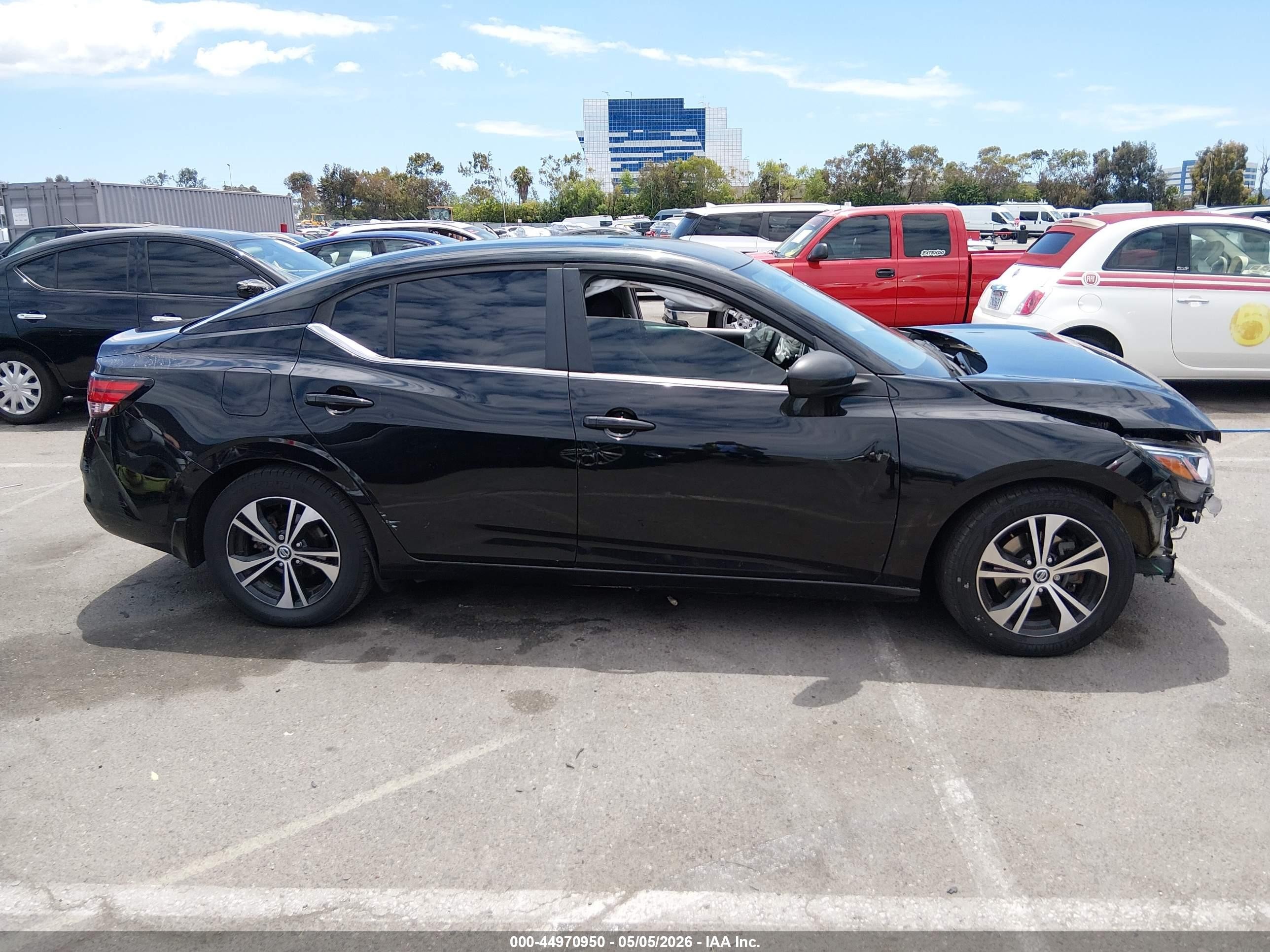 2020 Nissan Sentra Sv Xtronic Cvt Black vin: 3N1AB8CV8LY219211