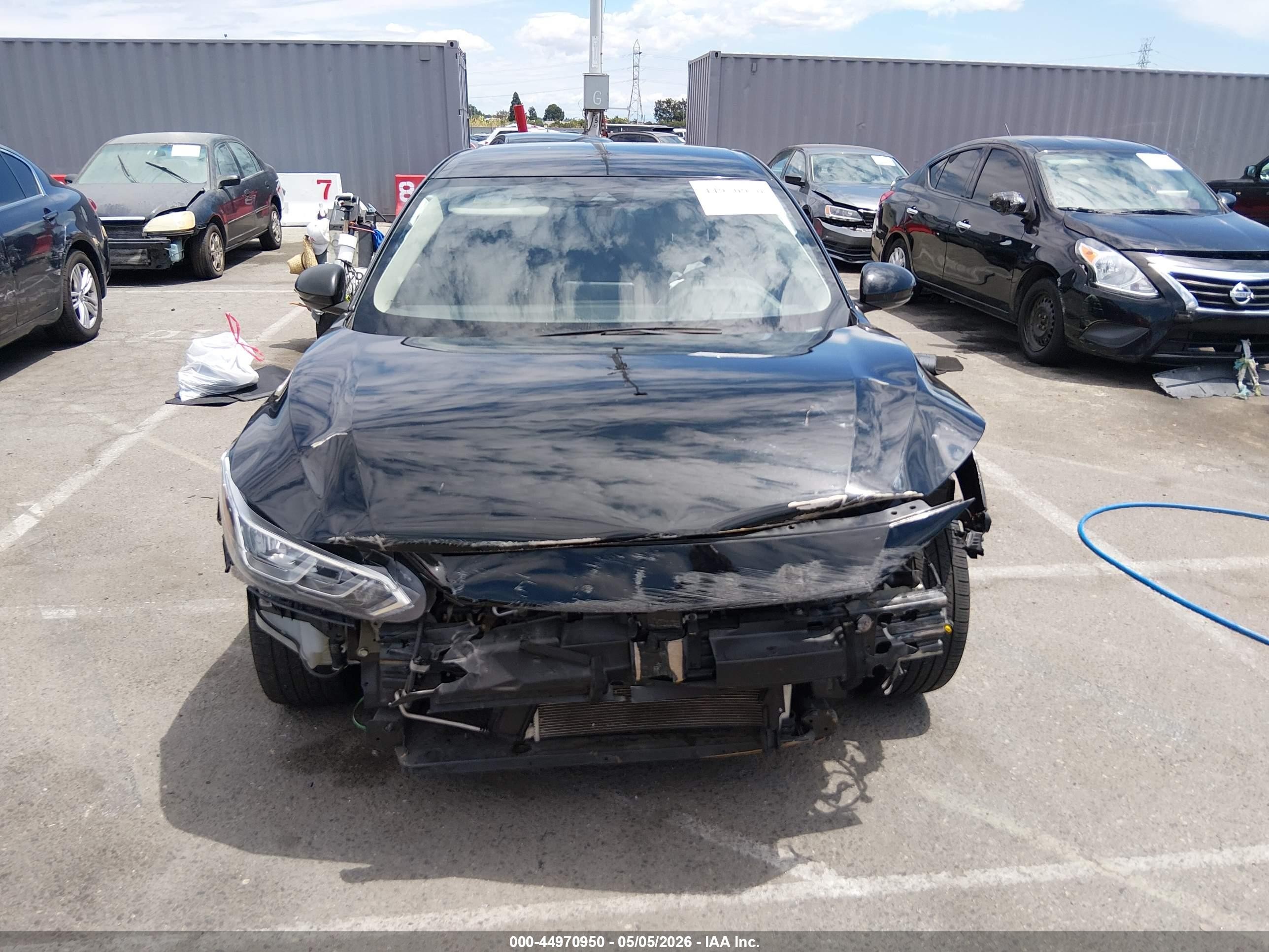 2020 Nissan Sentra Sv Xtronic Cvt Black vin: 3N1AB8CV8LY219211
