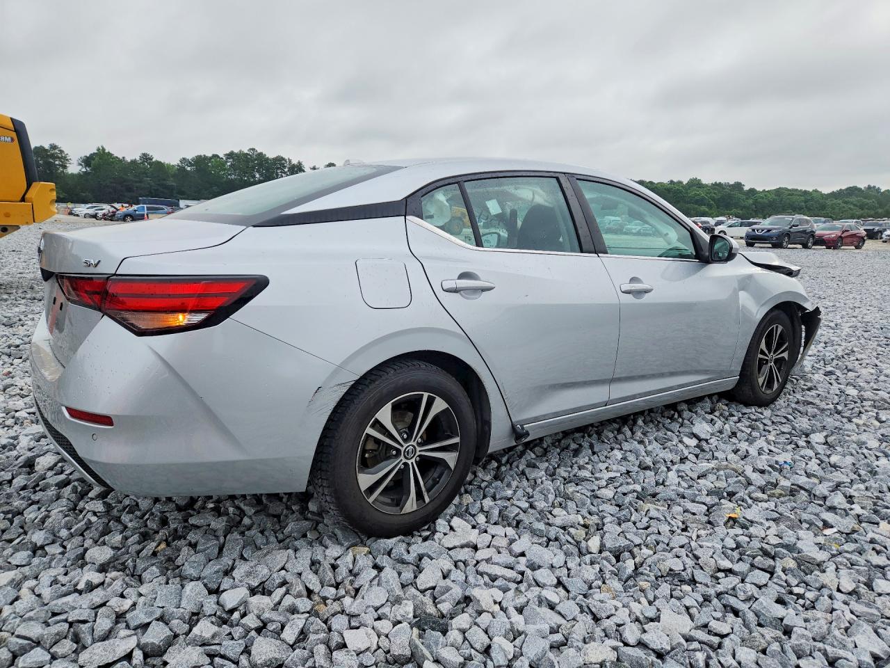 2021 Nissan Sentra Sv Silver vin: 3N1AB8CV8MY280530