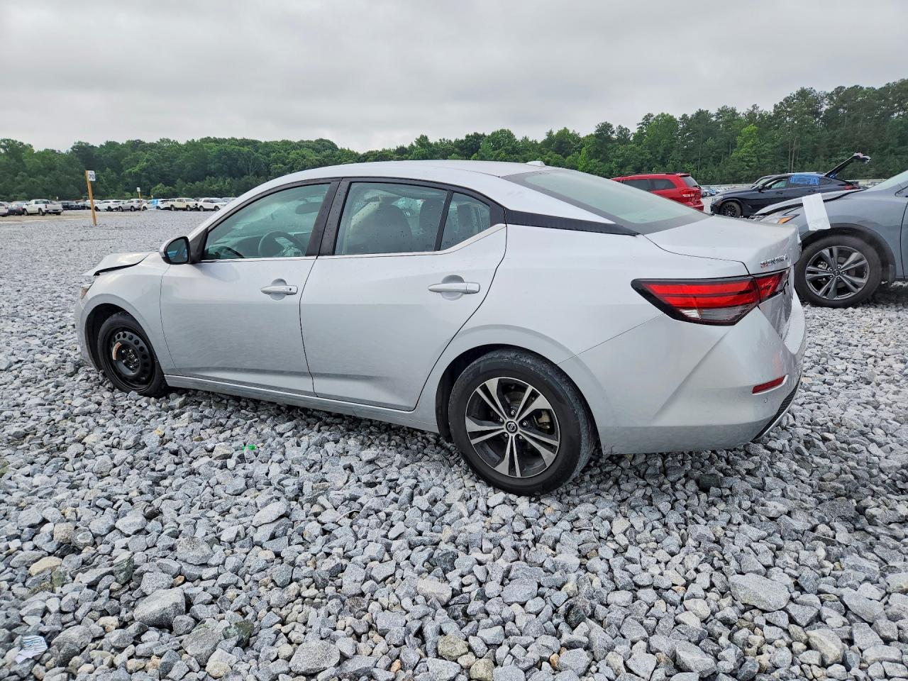 2021 Nissan Sentra Sv Silver vin: 3N1AB8CV8MY280530