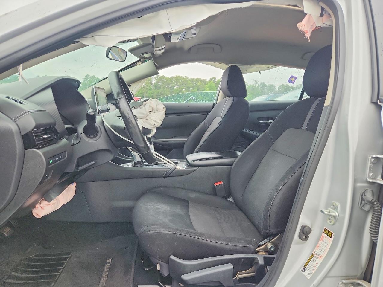2021 Nissan Sentra Sv Silver vin: 3N1AB8CV8MY280530