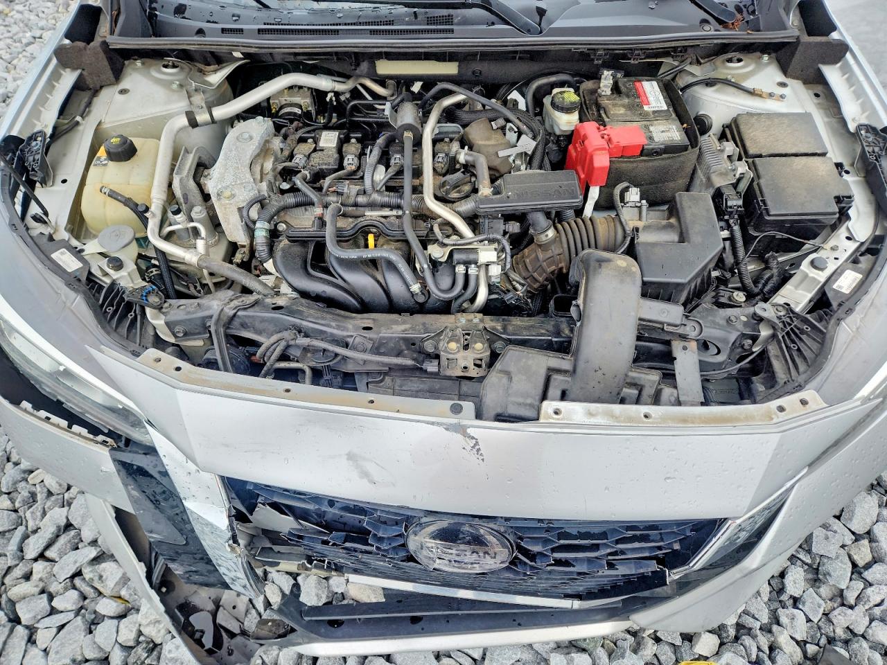 2021 Nissan Sentra Sv Silver vin: 3N1AB8CV8MY280530