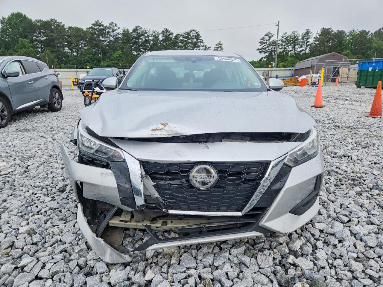 2021 Nissan Sentra Sv Silver vin: 3N1AB8CV8MY280530