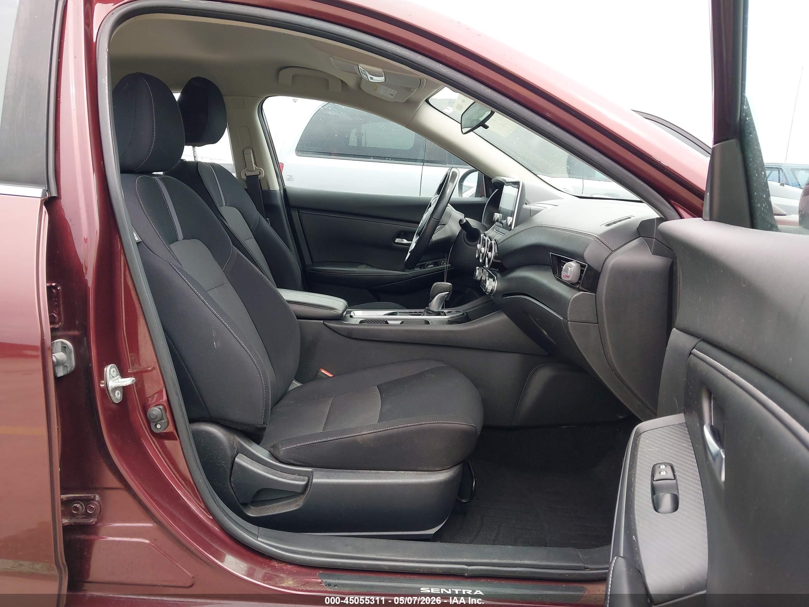 2021 Nissan Sentra Sv Xtronic Cvt Красный vin: 3N1AB8CV8MY289504