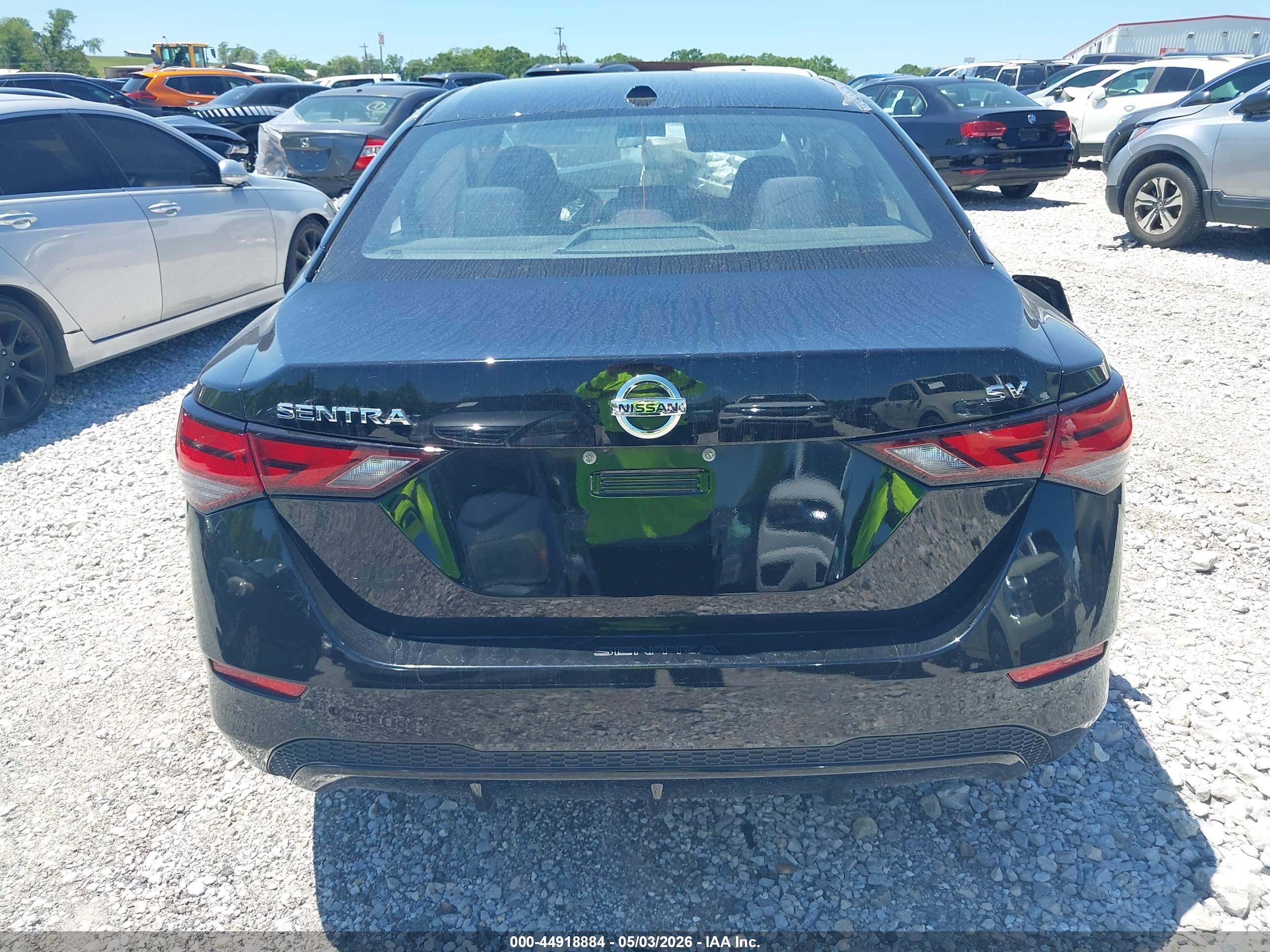 2022 Nissan Sentra Sv Xtronic Cvt Black vin: 3N1AB8CV8NY236657