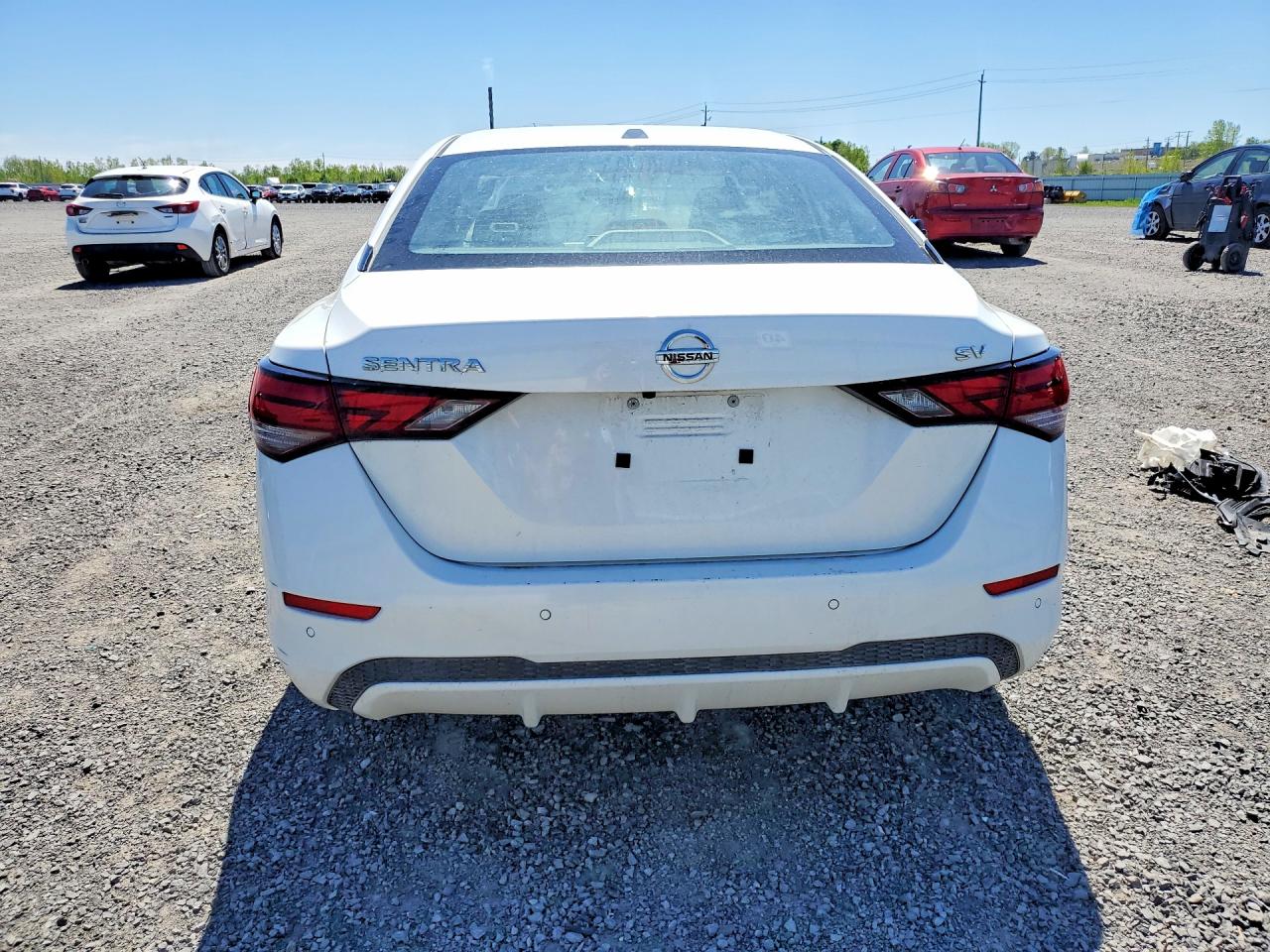 2023 Nissan Sentra Sv Белый vin: 3N1AB8CV8PY233938